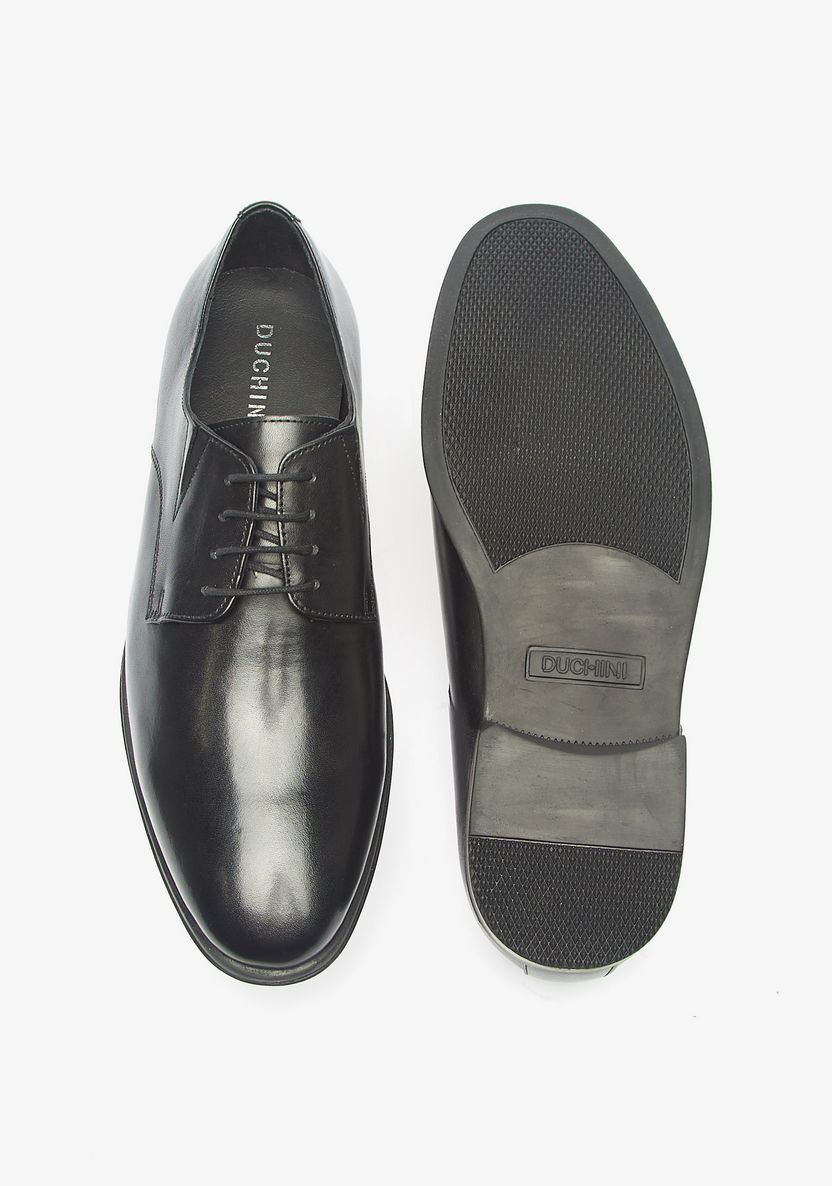Duchini Men's Leather Lace-Up Derby Shoes-Derby-image-4