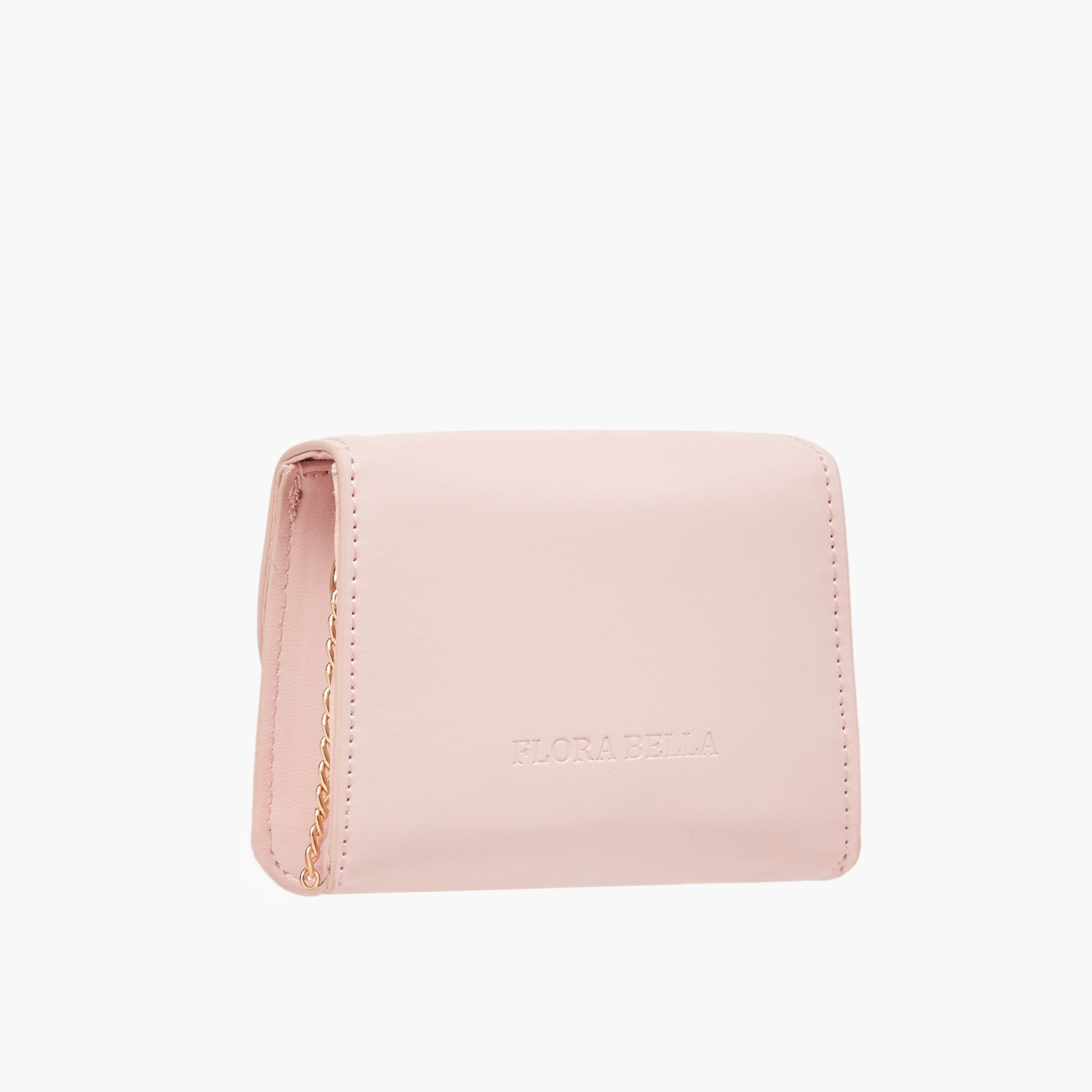شنطة كروس بودي بحزام سلسلة وزر إغلاق وزينة فيونكة من فلورا بيلا-girls-accessories-bags-image-3