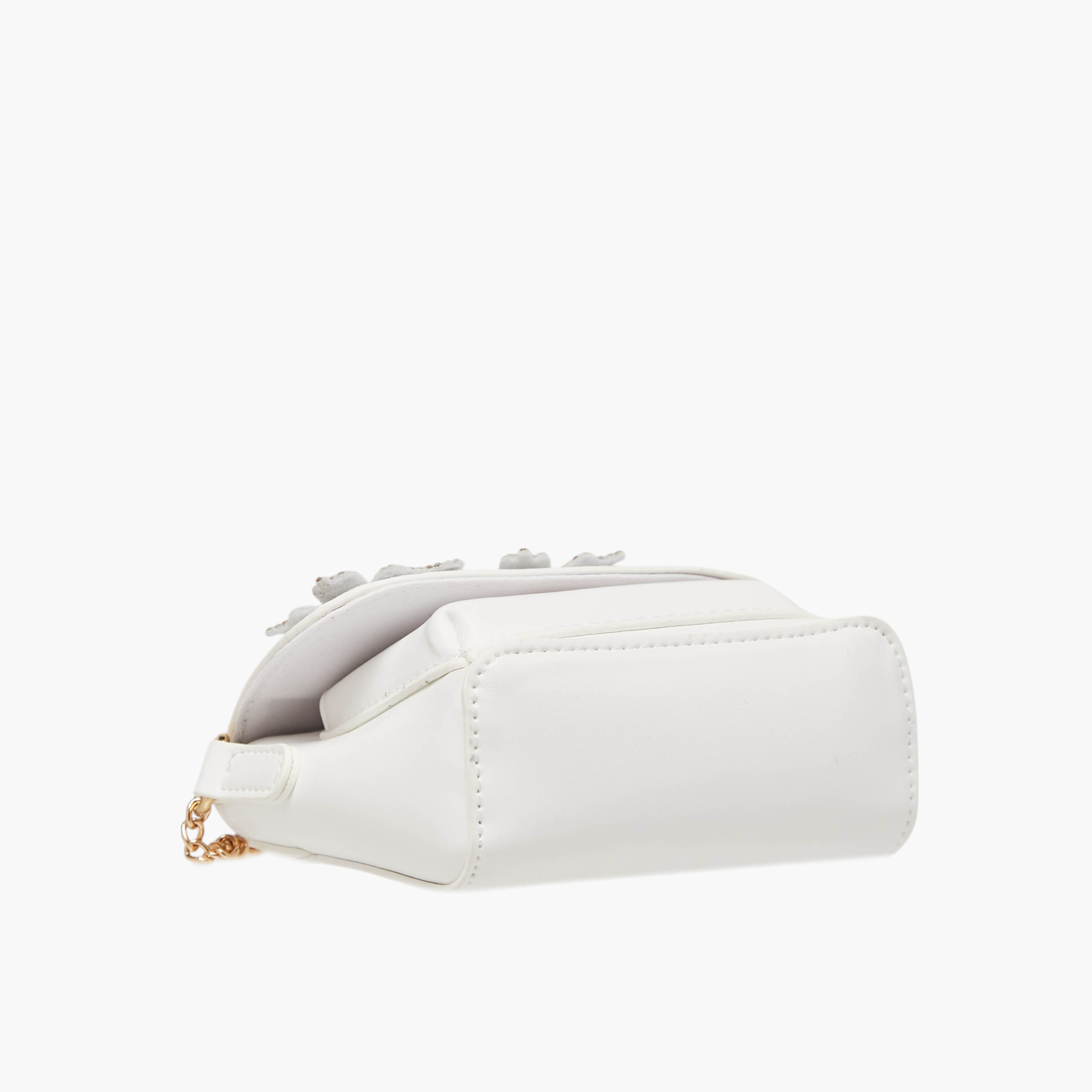 Flora Bella Butterfly Embellished Crossbody Bag with Chain Strap and Button Closure-girls-accessories-bags-image-5