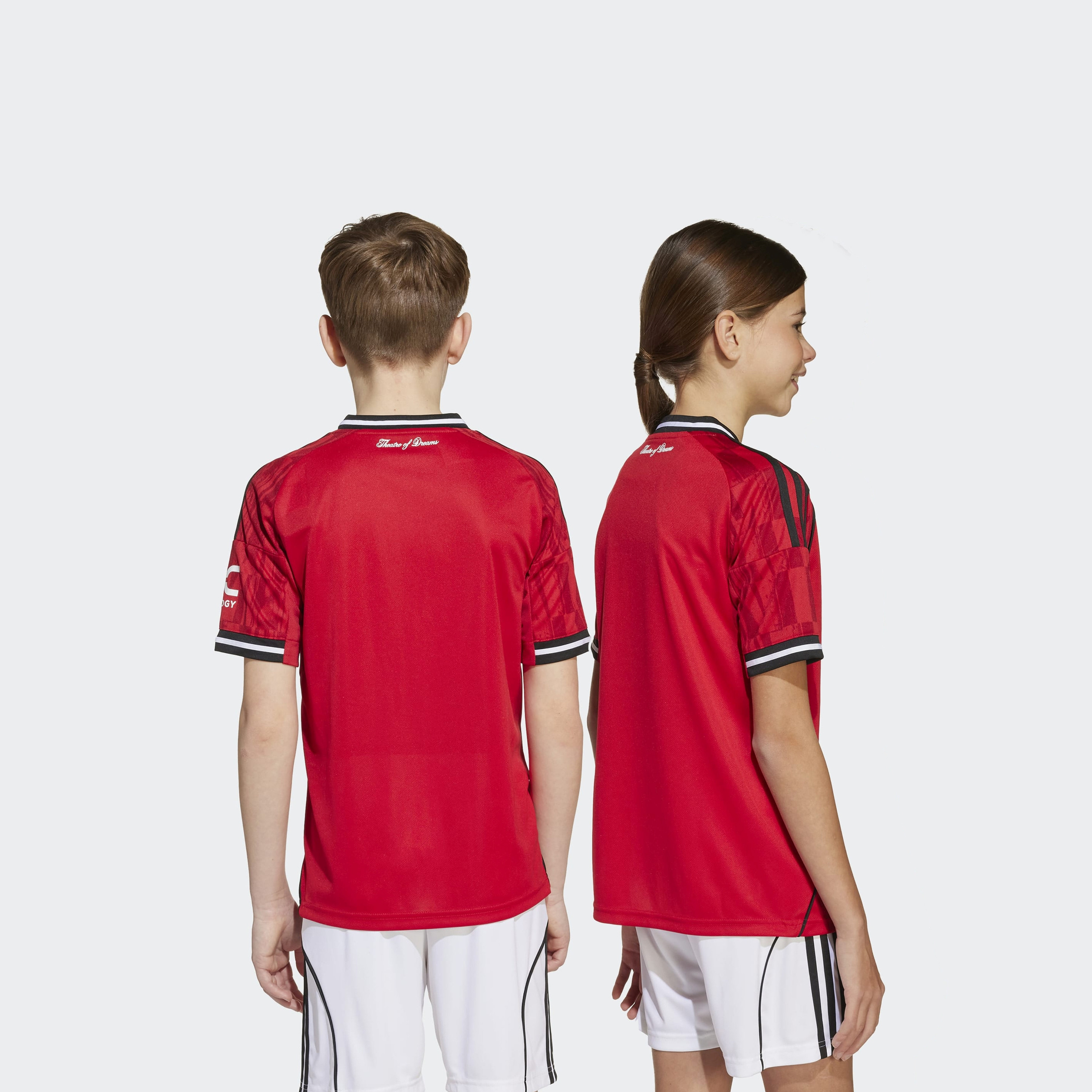 اديداس - قميص مانشستر يونايتد قصير الأكمام للأطفال-sports-boys-clothing-tops-image-7