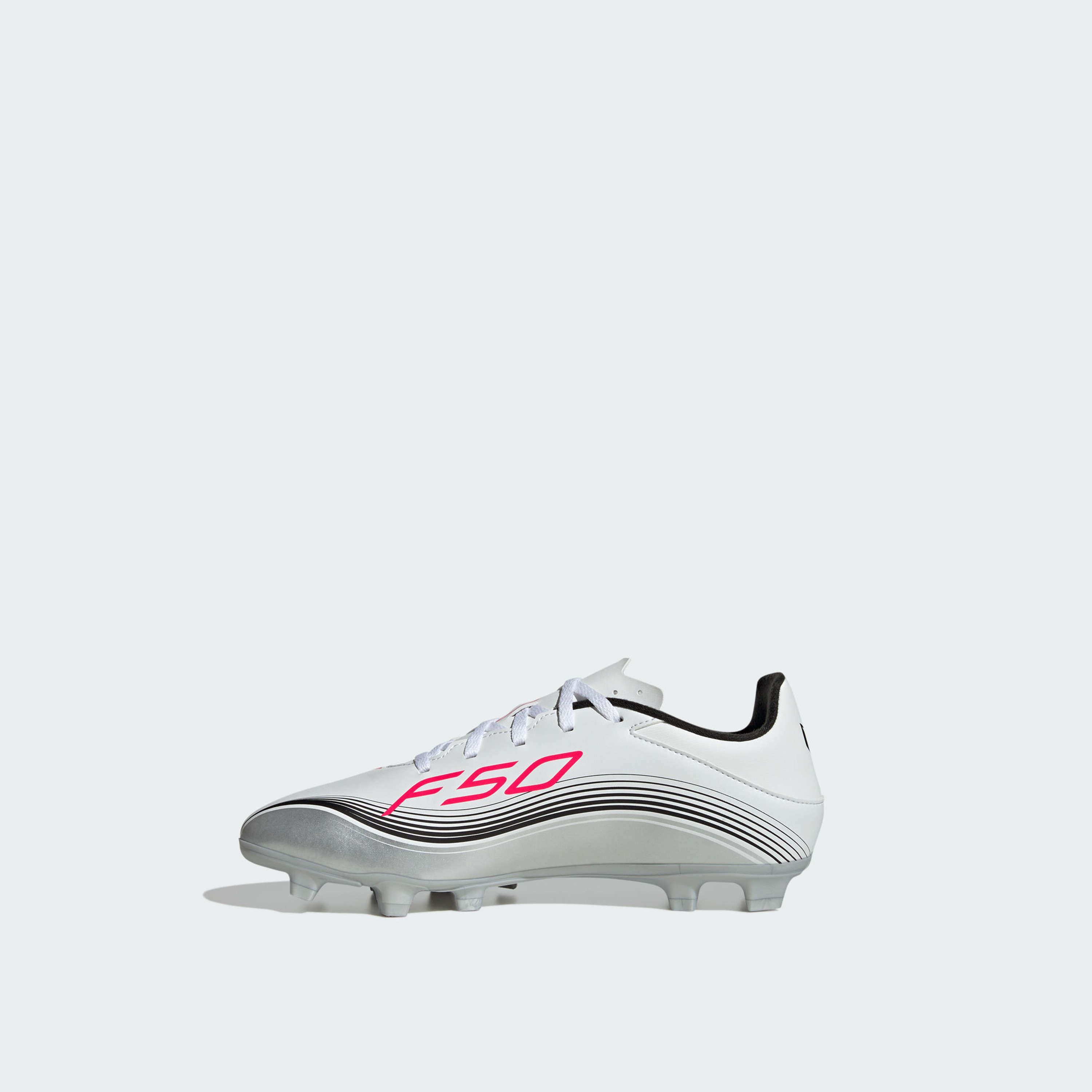 أديداس - حذاء كرة القدم F50 ميسي كلوب برباط للأرضيات الصلبة/متعددة للرجال JP7443 | OE-sports-gear-football-shoes-firmground-image-3