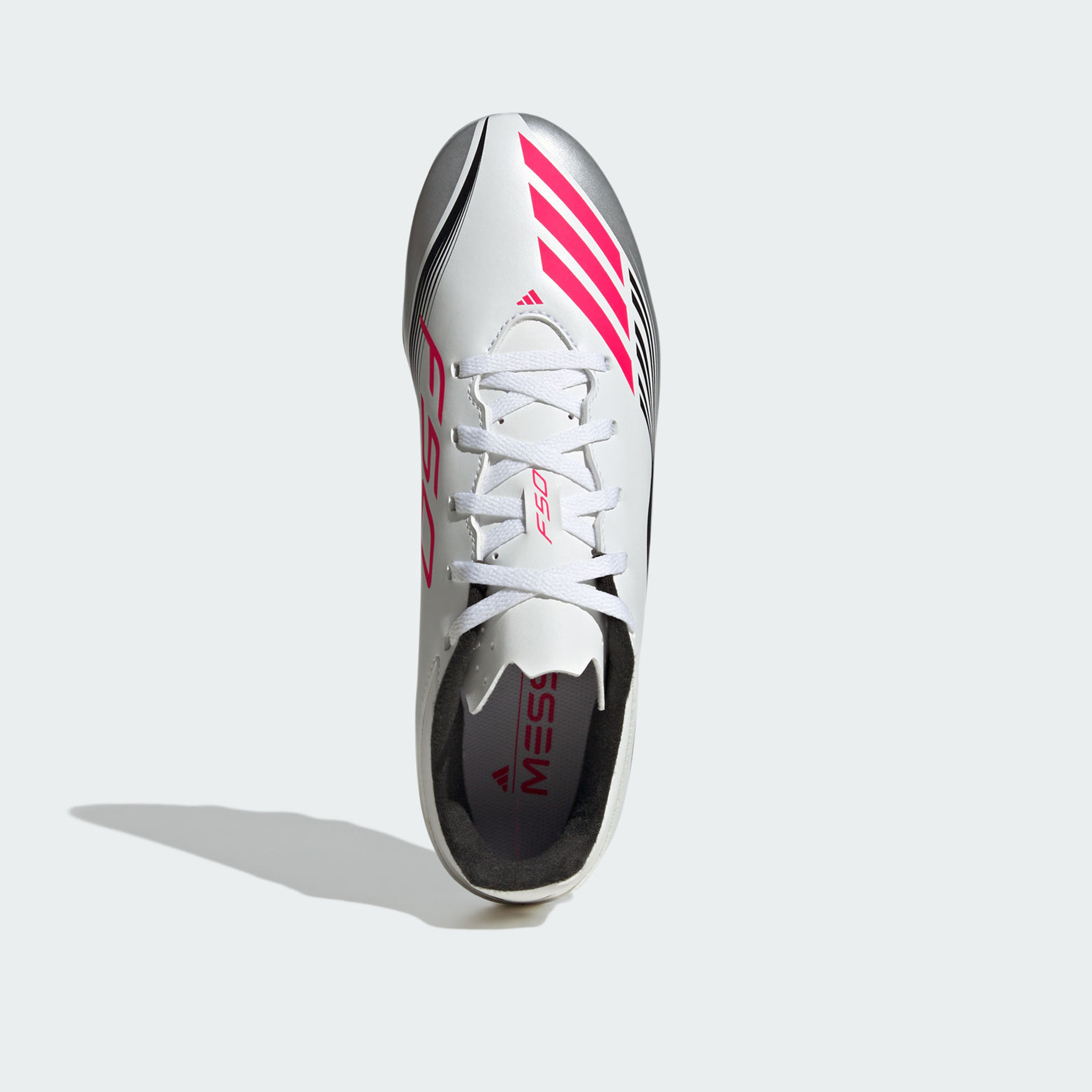أديداس - حذاء كرة القدم F50 ميسي كلوب برباط للأرضيات الصلبة/متعددة للرجال JP7443 | OE-sports-gear-football-shoes-firmground-image-6