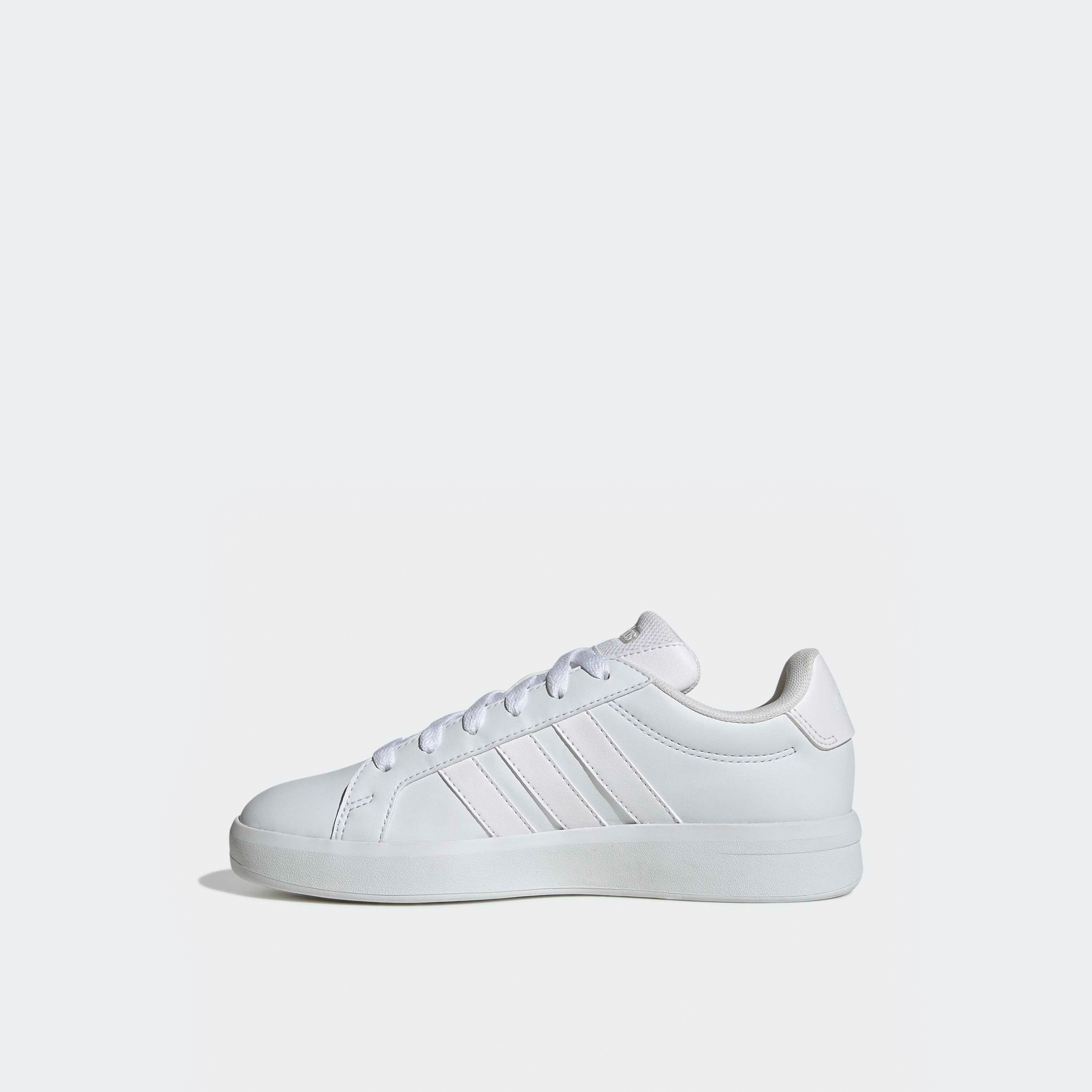 Adidas Grand Court 3.0 Lace-Up Sneakers-girls-shoes-sneakers-image-3