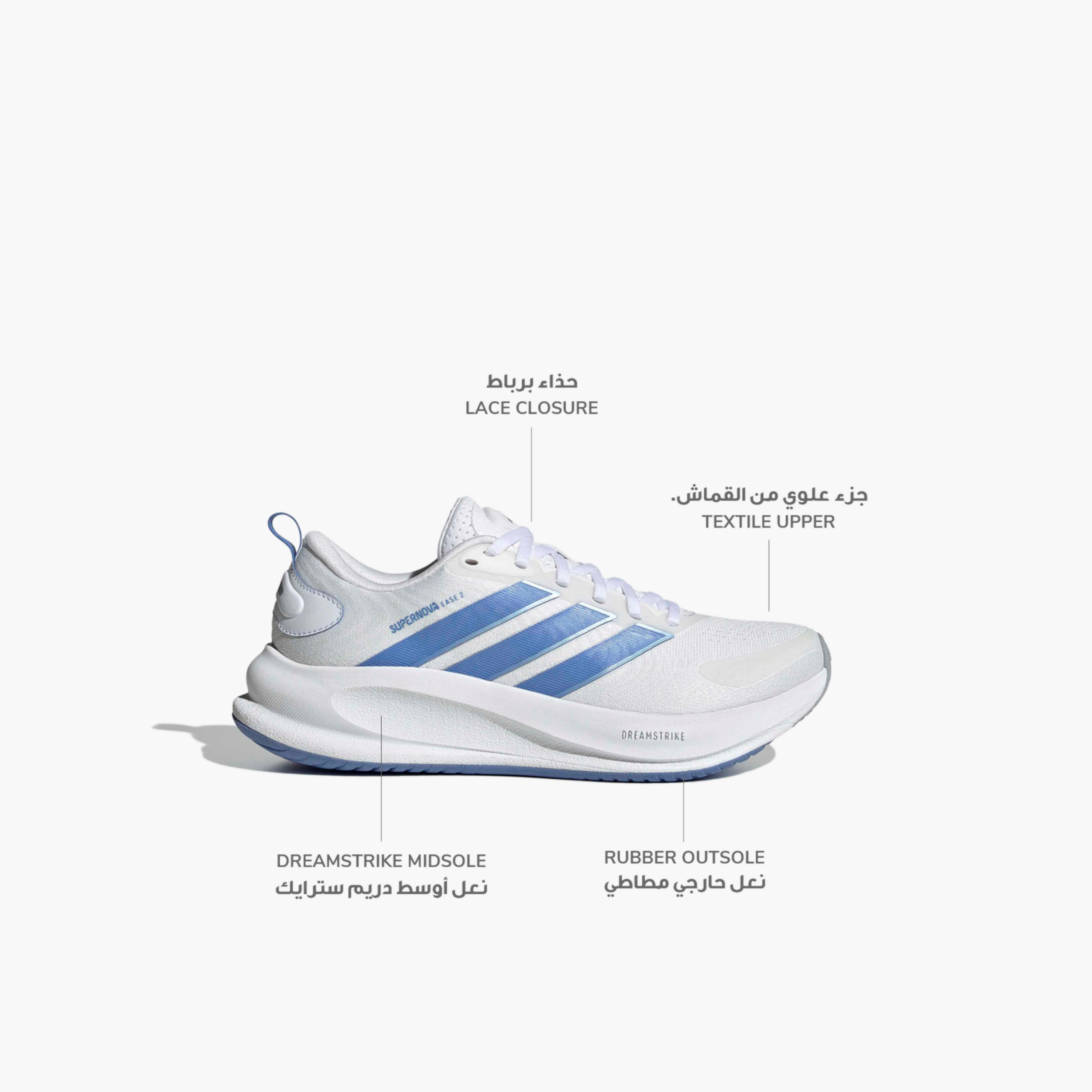 Adidas Women Supernova Ease 2 Lace-Up Sports Shoes-sports-women-shoes-image-2