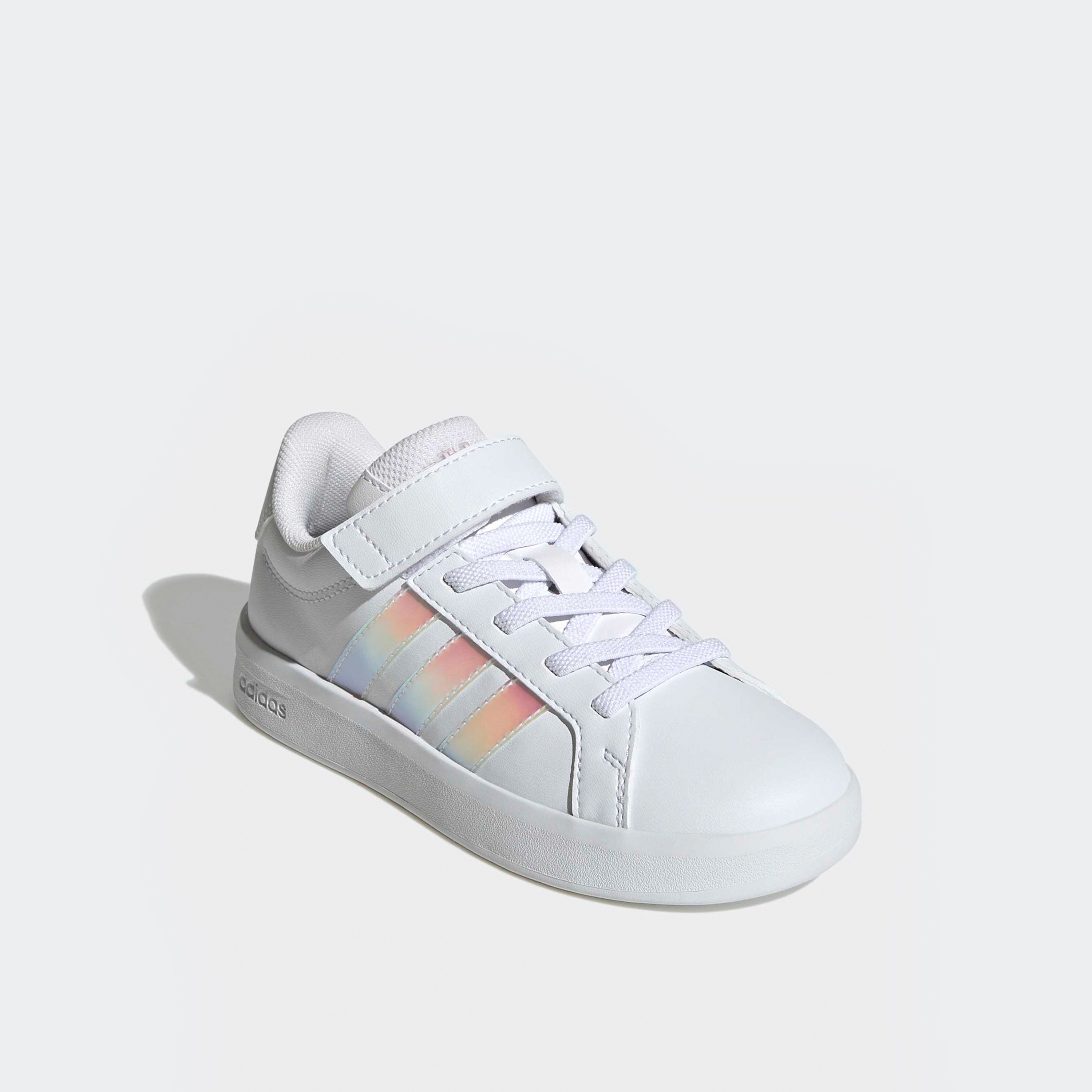 Adidas Girls Grand Court 3.0 EL Hook & Loop Sneakers-girls-shoes-sneakers-image-1