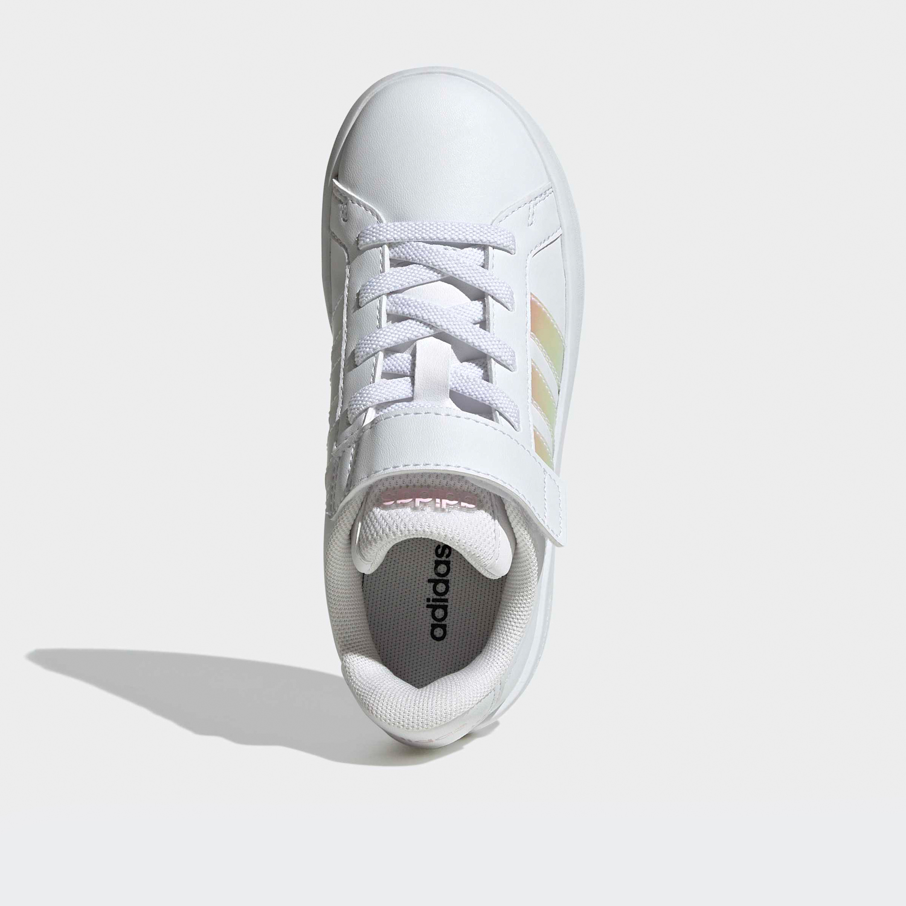 Adidas Girls Grand Court 3.0 EL Hook & Loop Sneakers-girls-shoes-sneakers-image-4