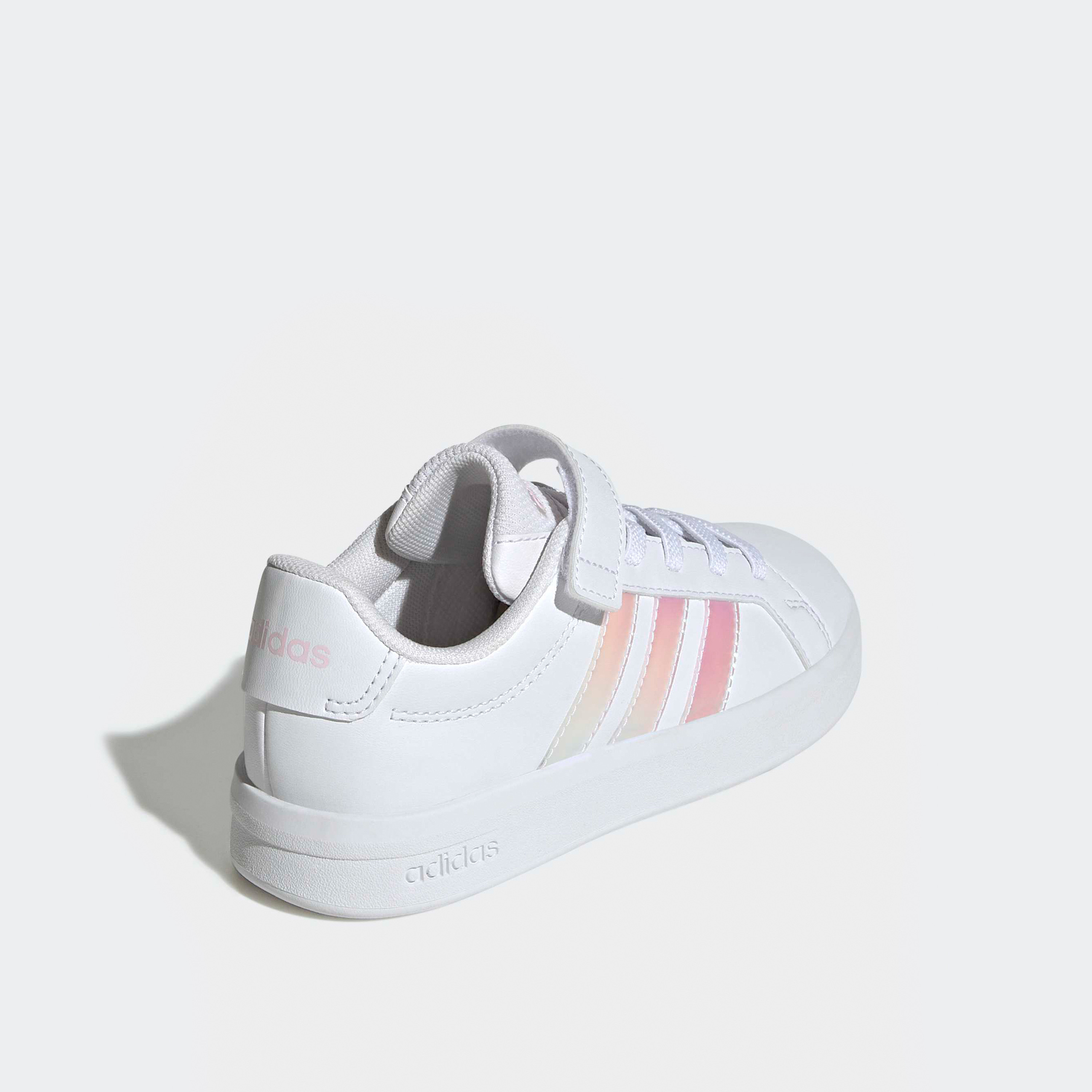 Adidas Girls Grand Court 3.0 EL Hook & Loop Sneakers-girls-shoes-sneakers-image-5