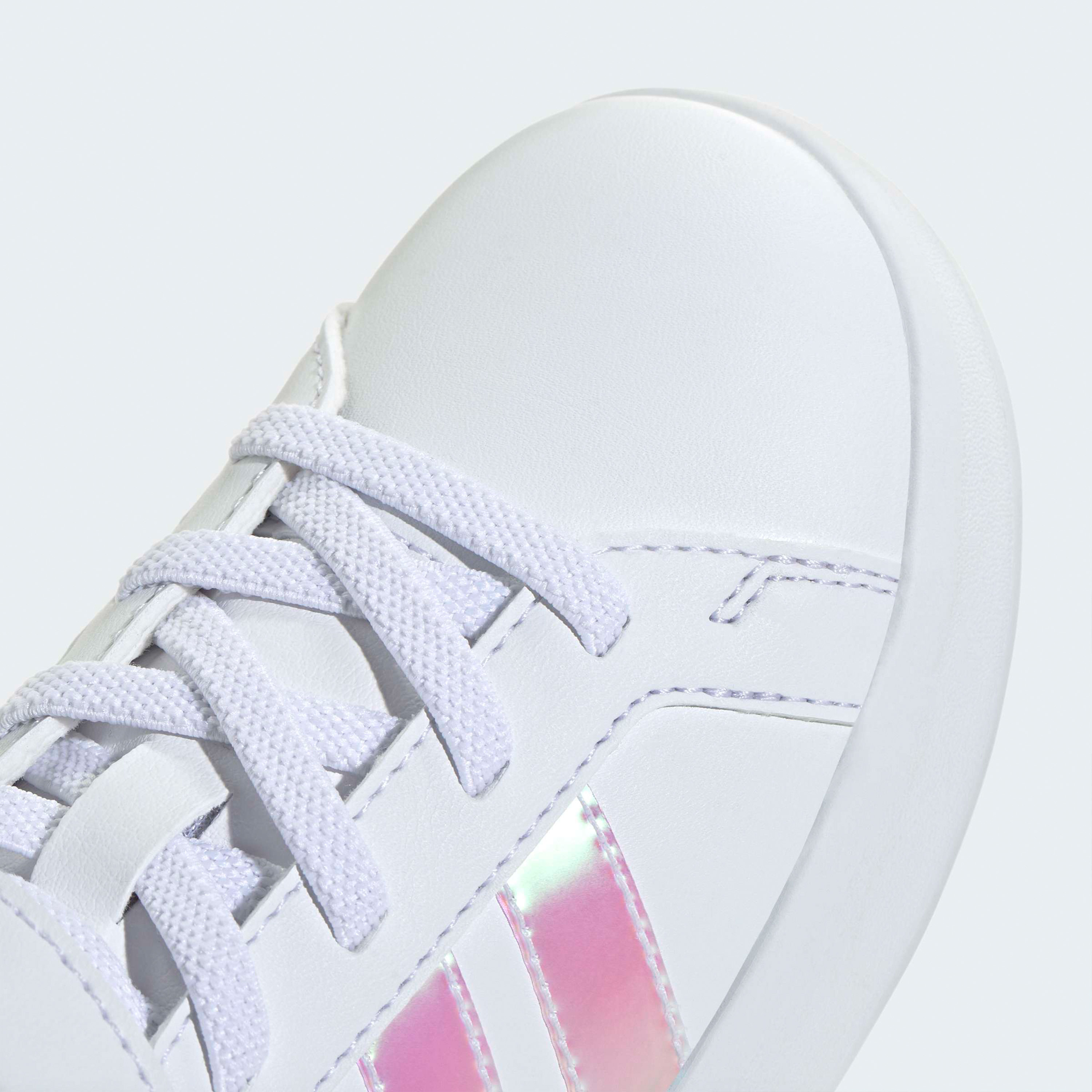 Adidas Girls Grand Court 3.0 EL Hook & Loop Sneakers-girls-shoes-sneakers-image-7