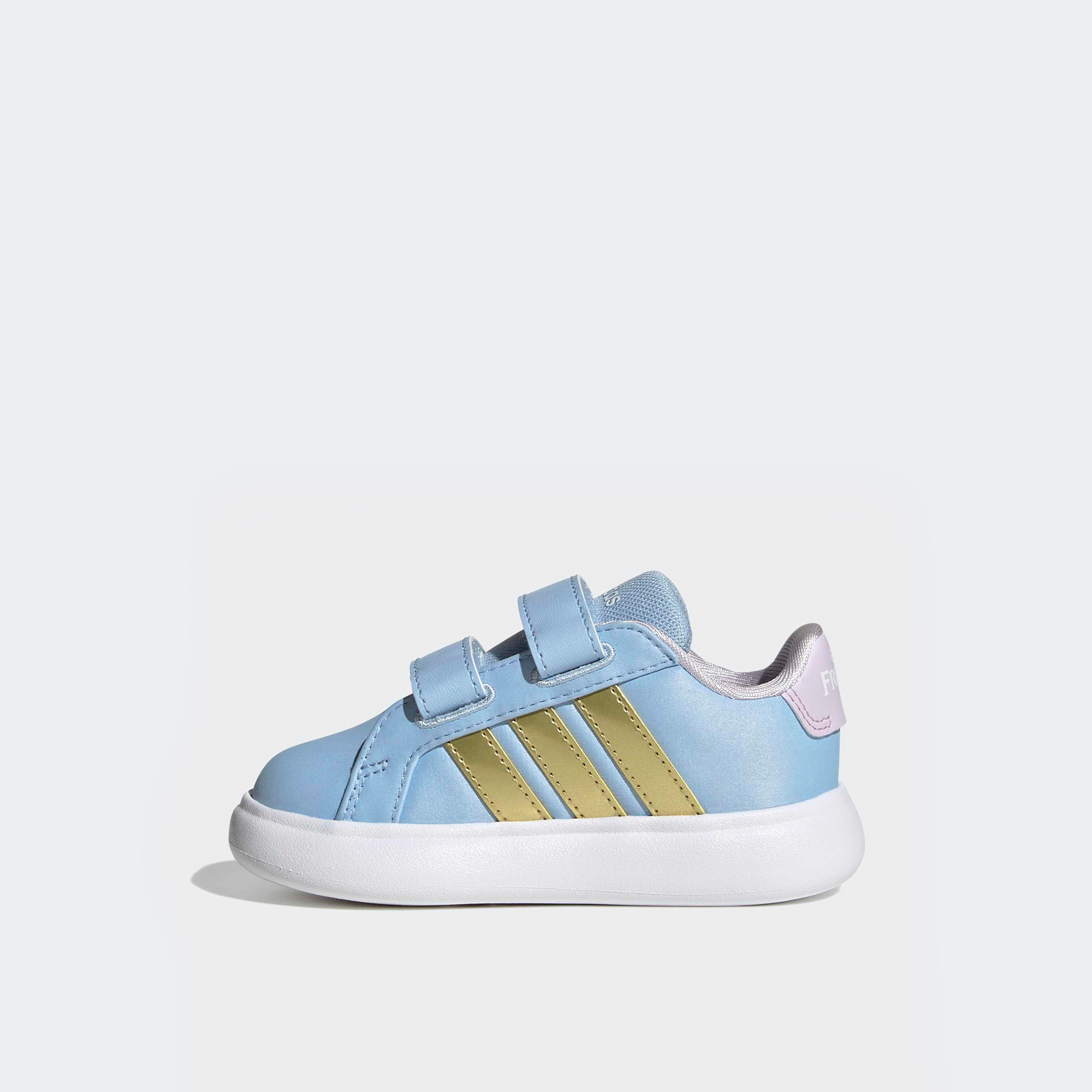 Adidas Grand Court Anna Sneakers with Hook & Loop Closure-baby-girls-shoes-closedshoes-image-3