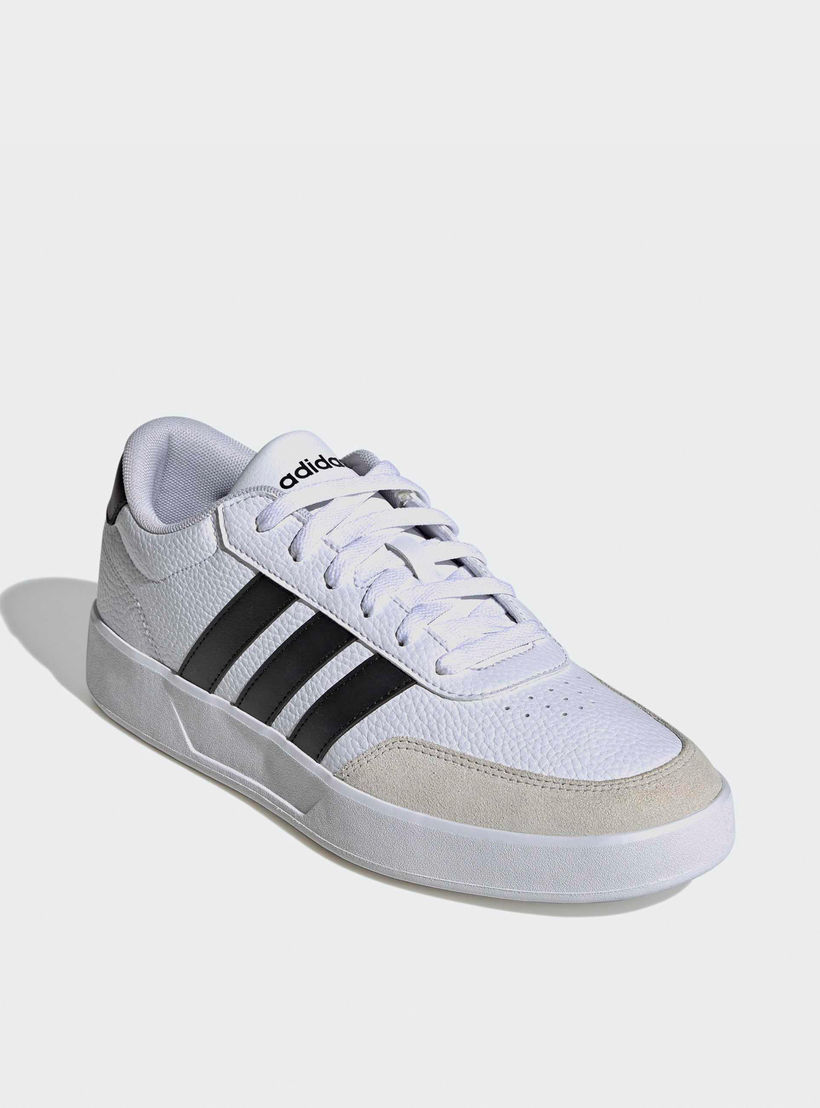 Adidas Men Breaknet 3.0 Striped Lace-Up Ankle Sneakers-men-shoes-sneakers-image-1