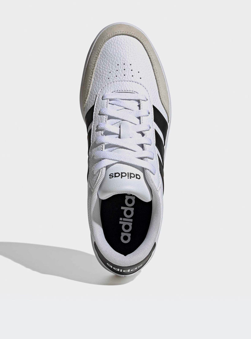 Adidas Men Breaknet 3.0 Striped Lace-Up Ankle Sneakers-men-shoes-sneakers-image-3