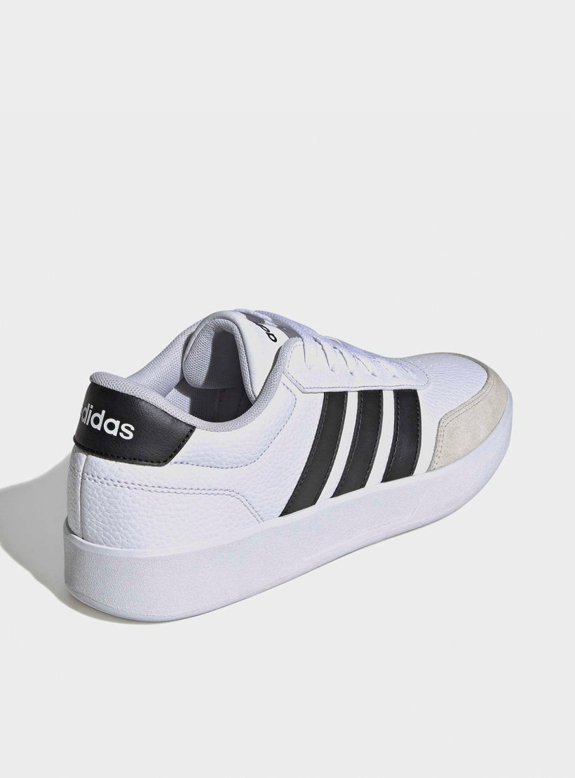 Adidas Men Breaknet 3.0 Striped Lace-Up Ankle Sneakers-men-shoes-sneakers-image-7