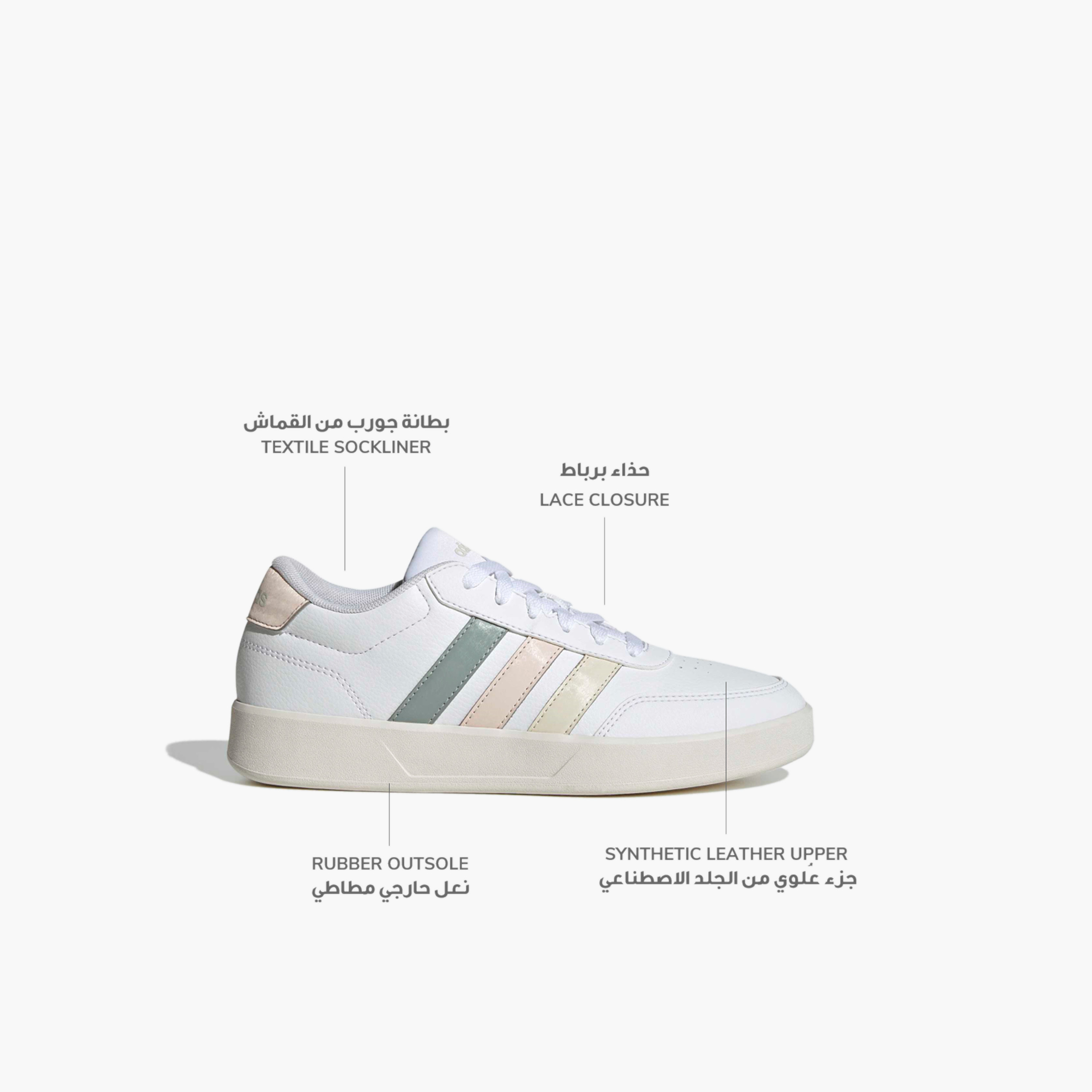 Adidas Women Breaknet 3.0 Lace-Up Ankle Sneakers-sports-women-shoes-image-2