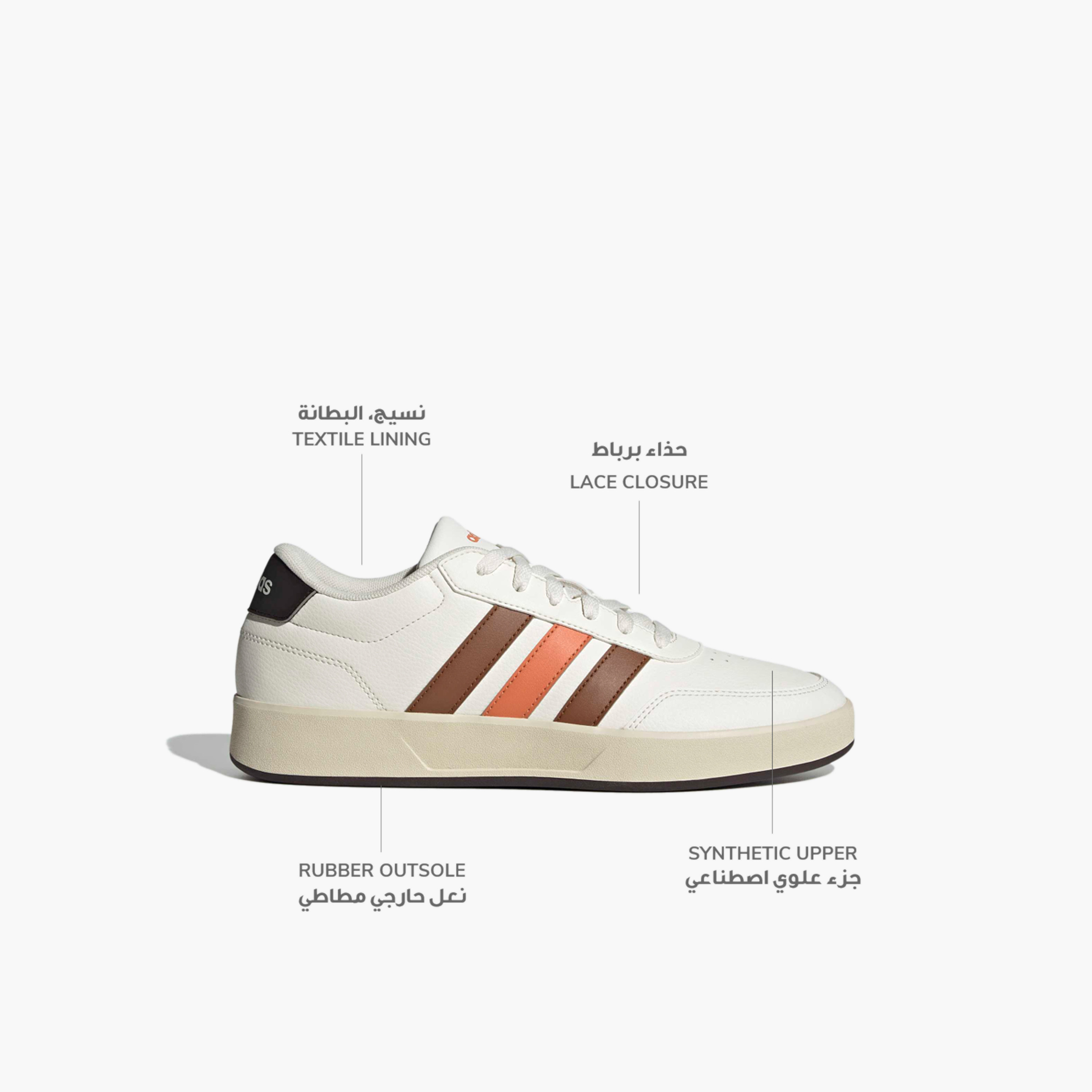 Adidas Men Breaknet 3.0 Lace-Up Sneakers-sports-men-shoes-image-2