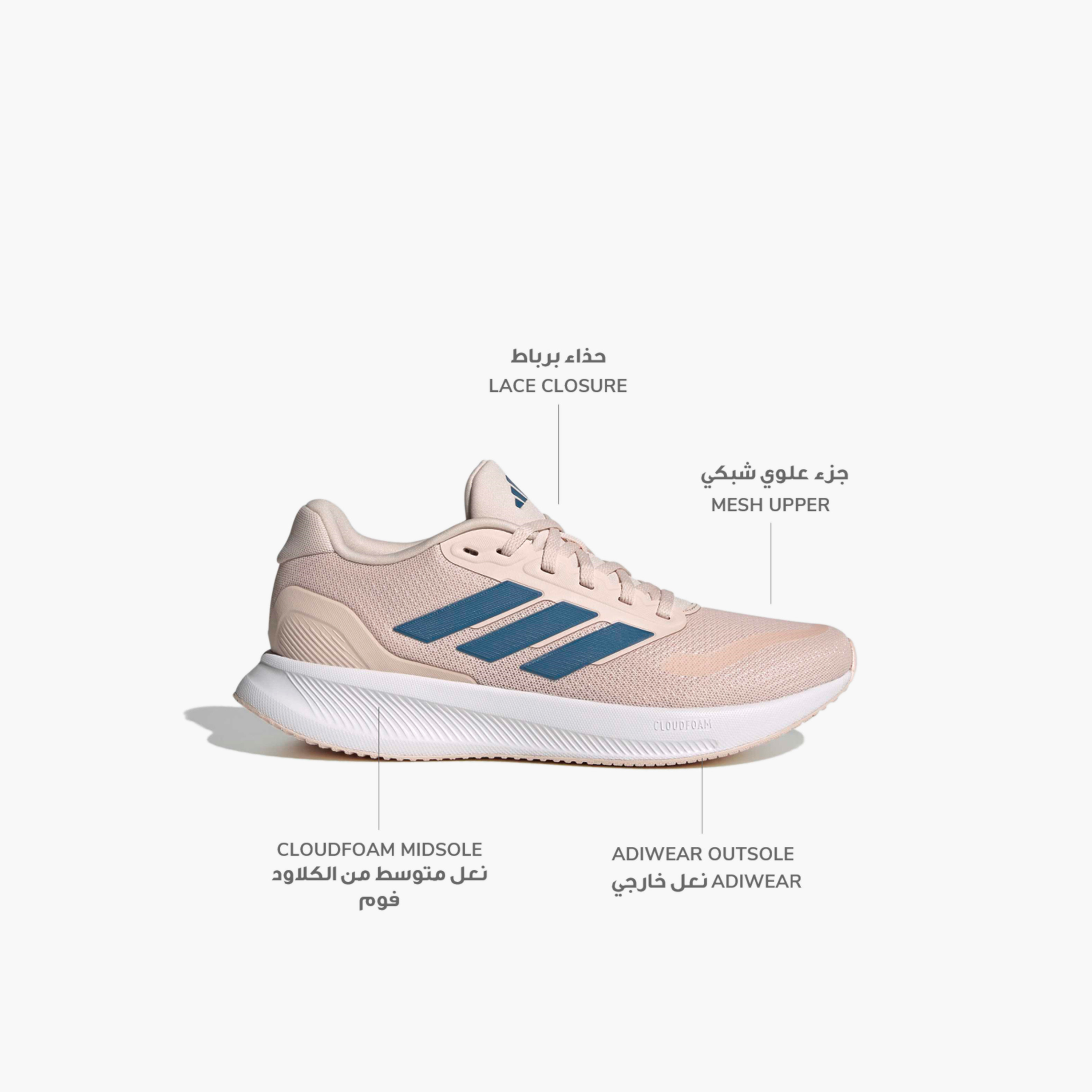 Adidas Women Runfalcon 5 Lace-Up Running Shoes-sports-women-shoes-image-2