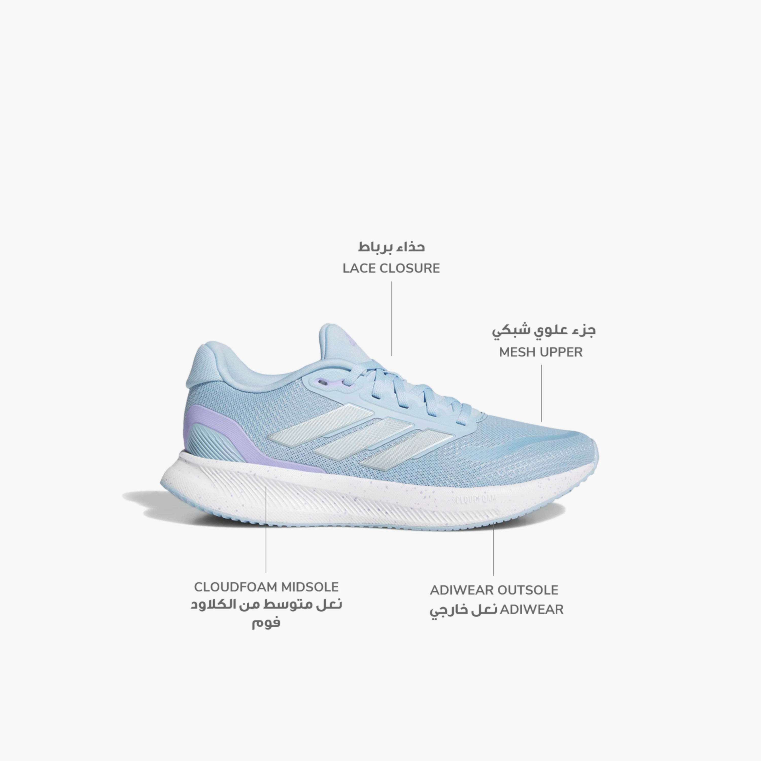 Adidas Women Runfalcon 5 Lace-Up Running Shoes-sports-women-shoes-image-2
