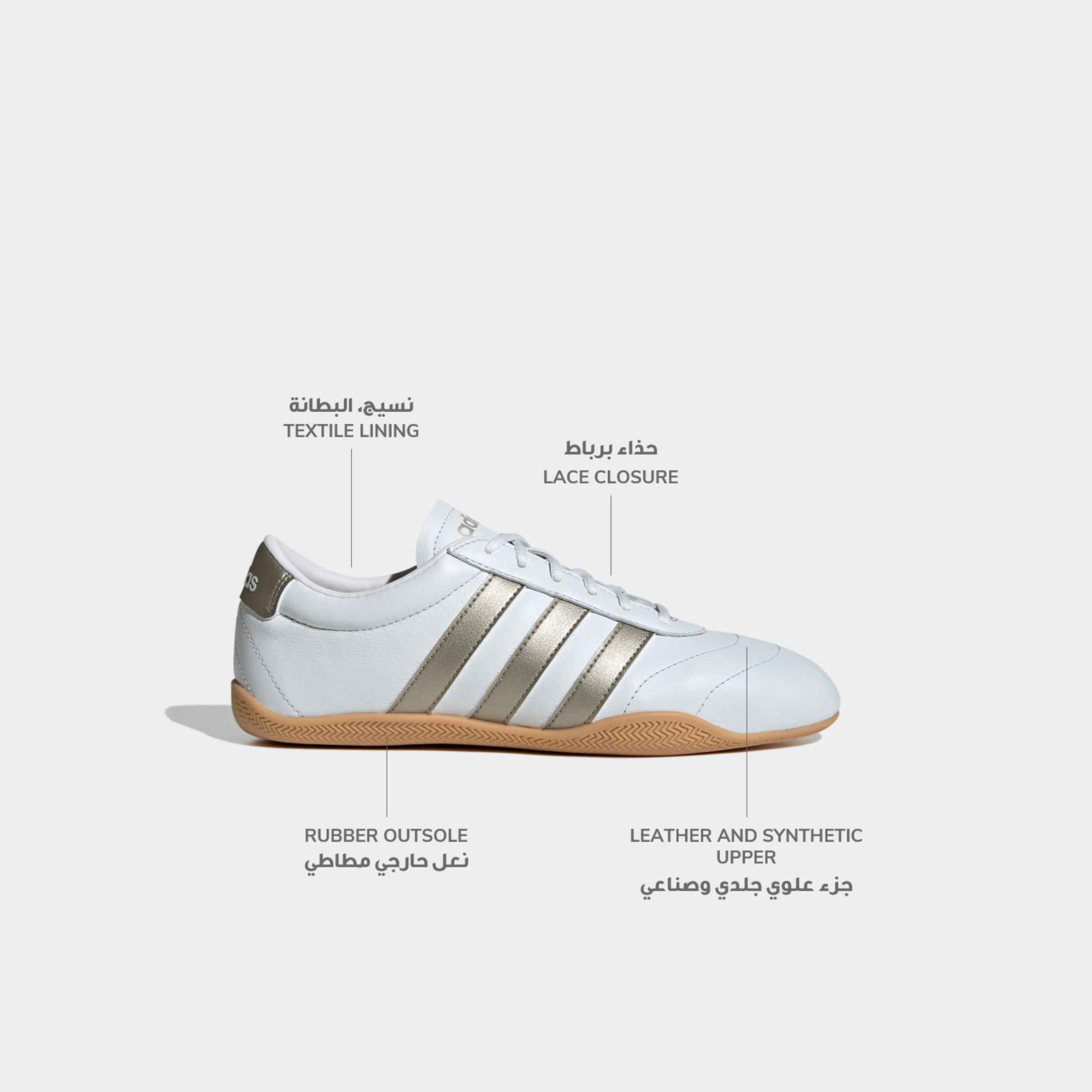 Adidas Women Grand Court Lace-Up Low Ankle Sneakers-sports-women-shoes-image-2