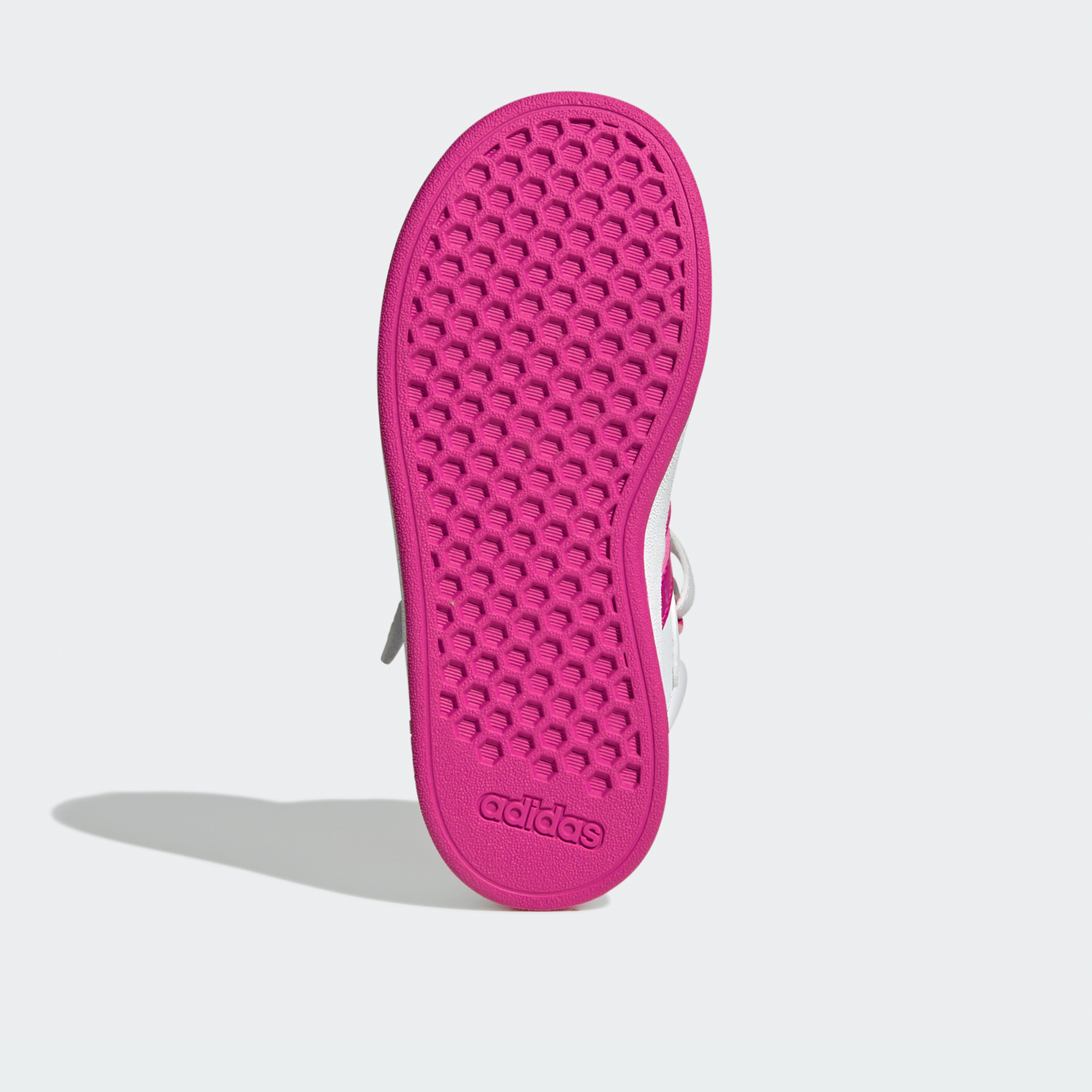 أديداس - حذاء رياضي جراند كورت متوسط الارتفاع للبنات بشريط فيلكرو JR0806 | OE-girls-shoes-sneakers-image-5