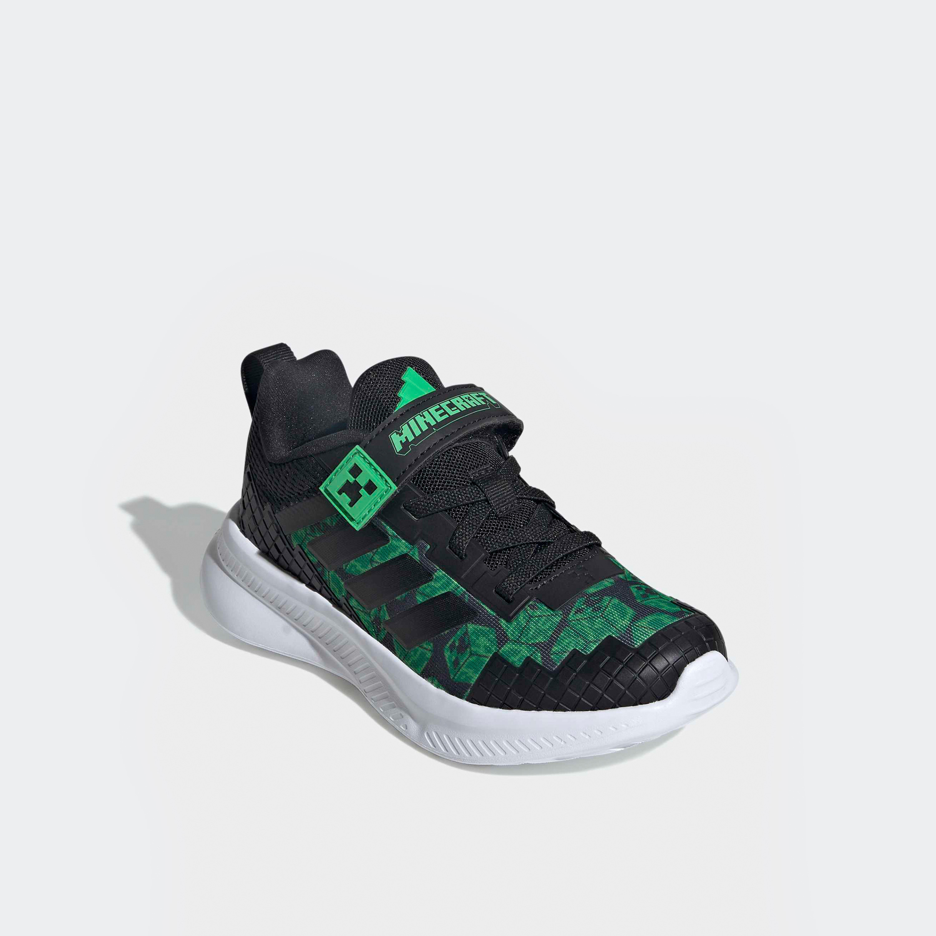 Adidas Boys Minecraft Fortarun EL Hook & Loop Sneakers-boys-shoes-sneakers-image-1