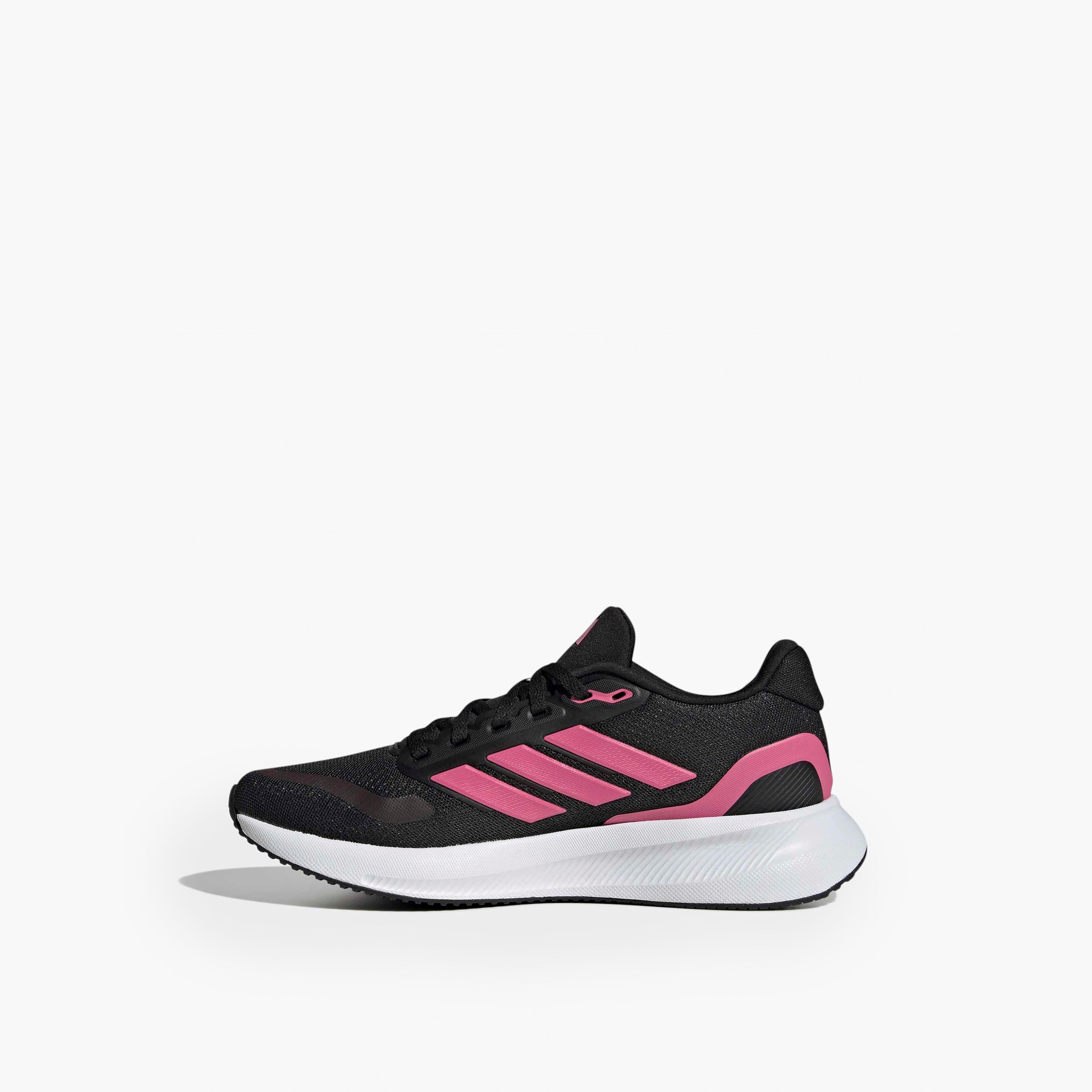 adidas Women RUNFALCON 5 W 3-Stripe Panelled Lace-Up Running Shoes-women-shoes-sports-image-4