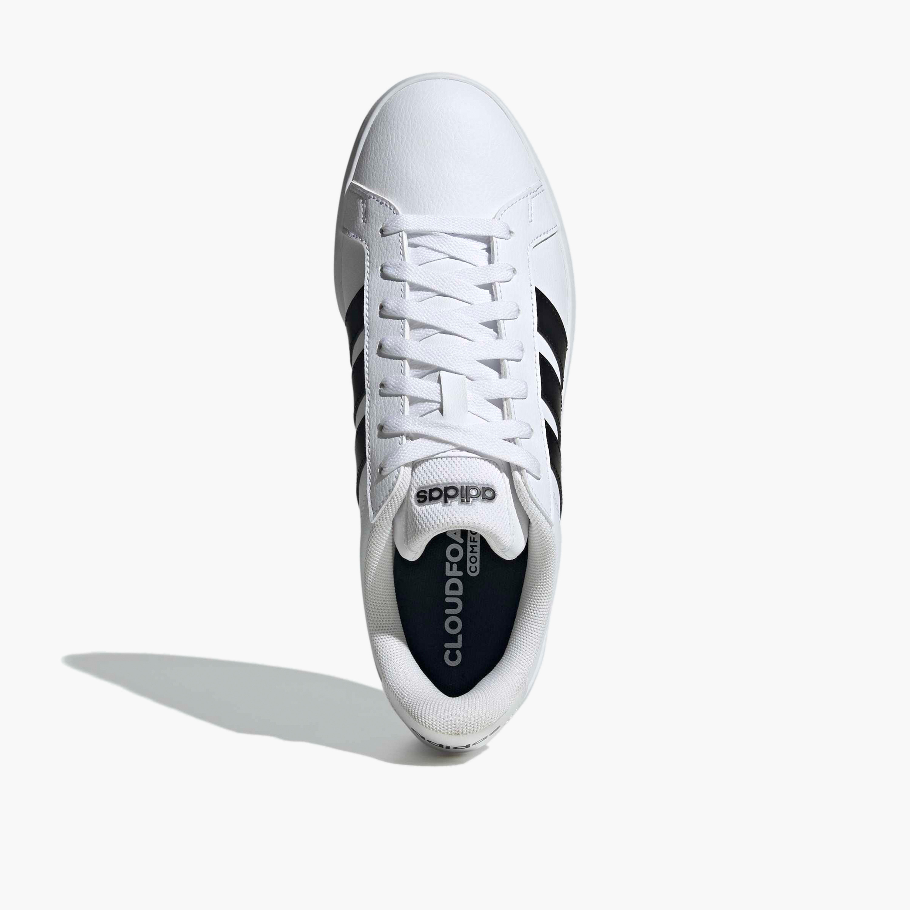 Adidas Men Grand Court Base 3.0 Lace-Up Sneakers-sports-men-shoes-image-4