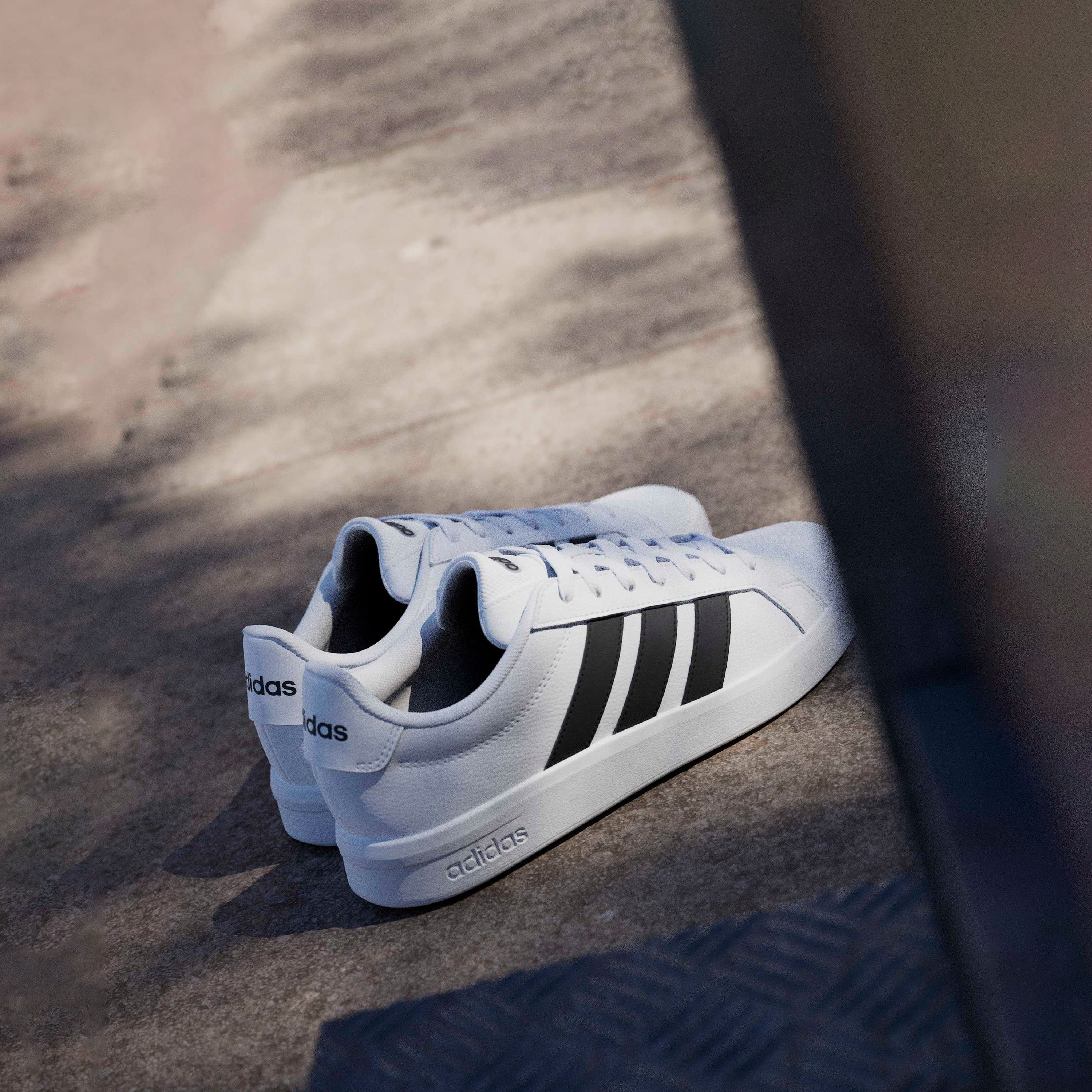 Adidas Men Grand Court Base 3.0 Lace-Up Sneakers-sports-men-shoes-image-9