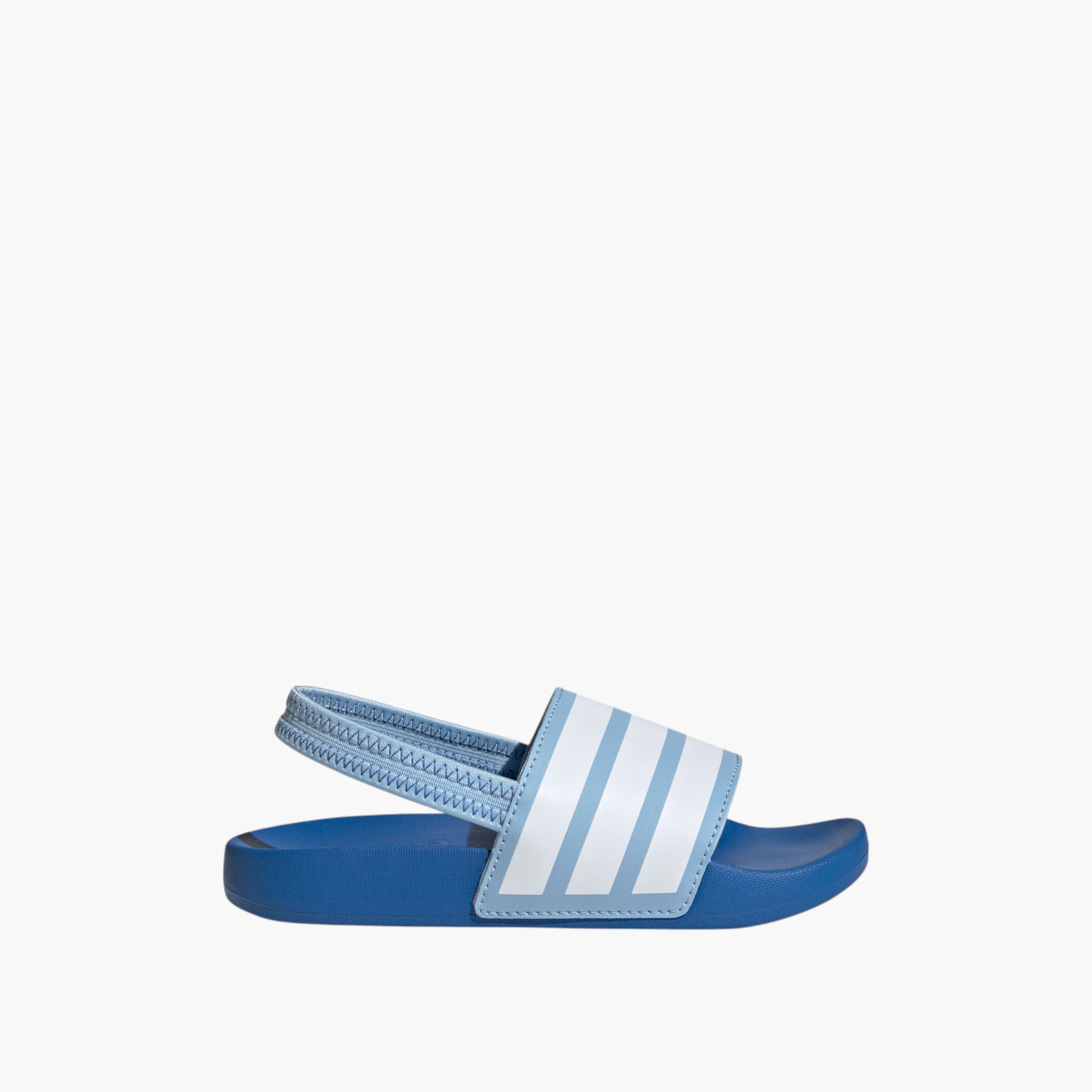 Adidas Boys' ADILETTE ESTRAP C Slides with Backstrap - JR5332-boys-shoes-flipflopsandslides-image-2
