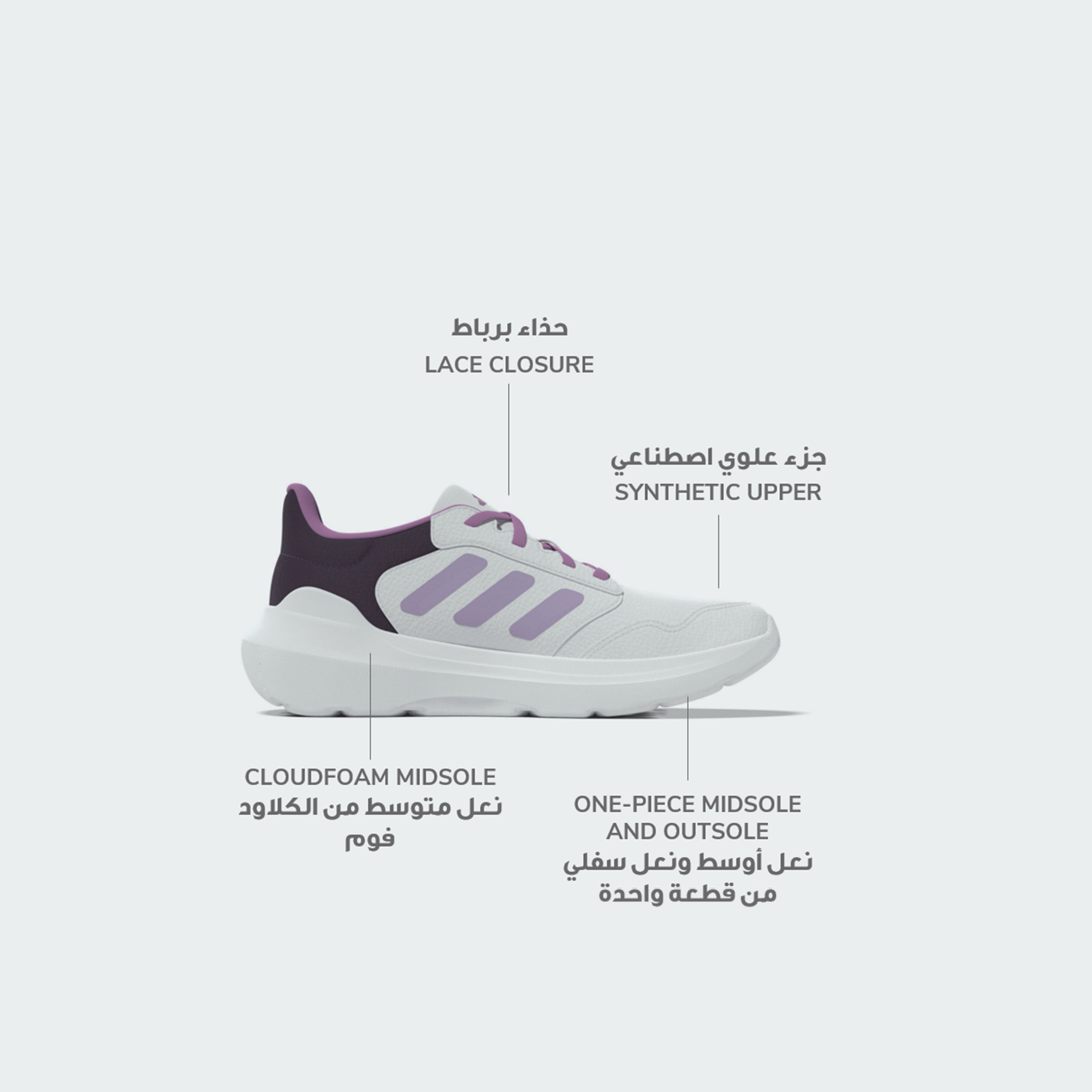 adidas Tensaur Run 3.0 Lace-Up Running Shoes-girls-shoes-sneakers-image-2