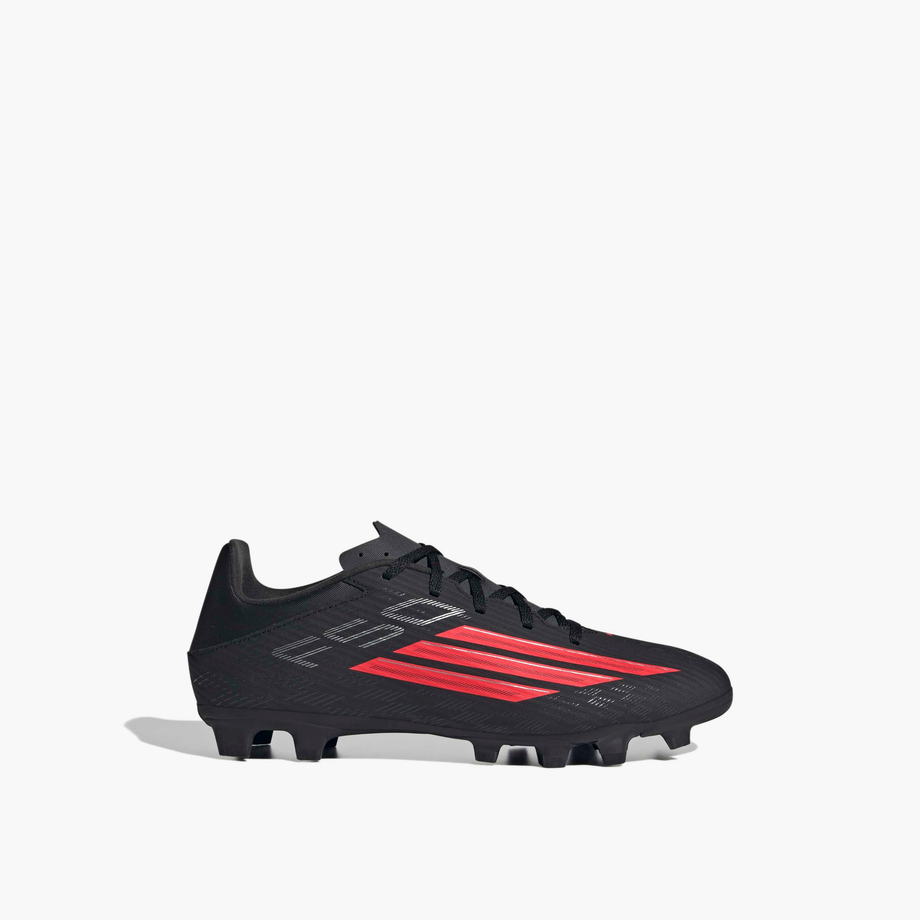 حذاء كرة قدم برباط إغلاق إف 50 كلوب لأرضيات صلبة ومتعددة للرجال من أديداس-sports-gear-football-shoes-firmground-image-2