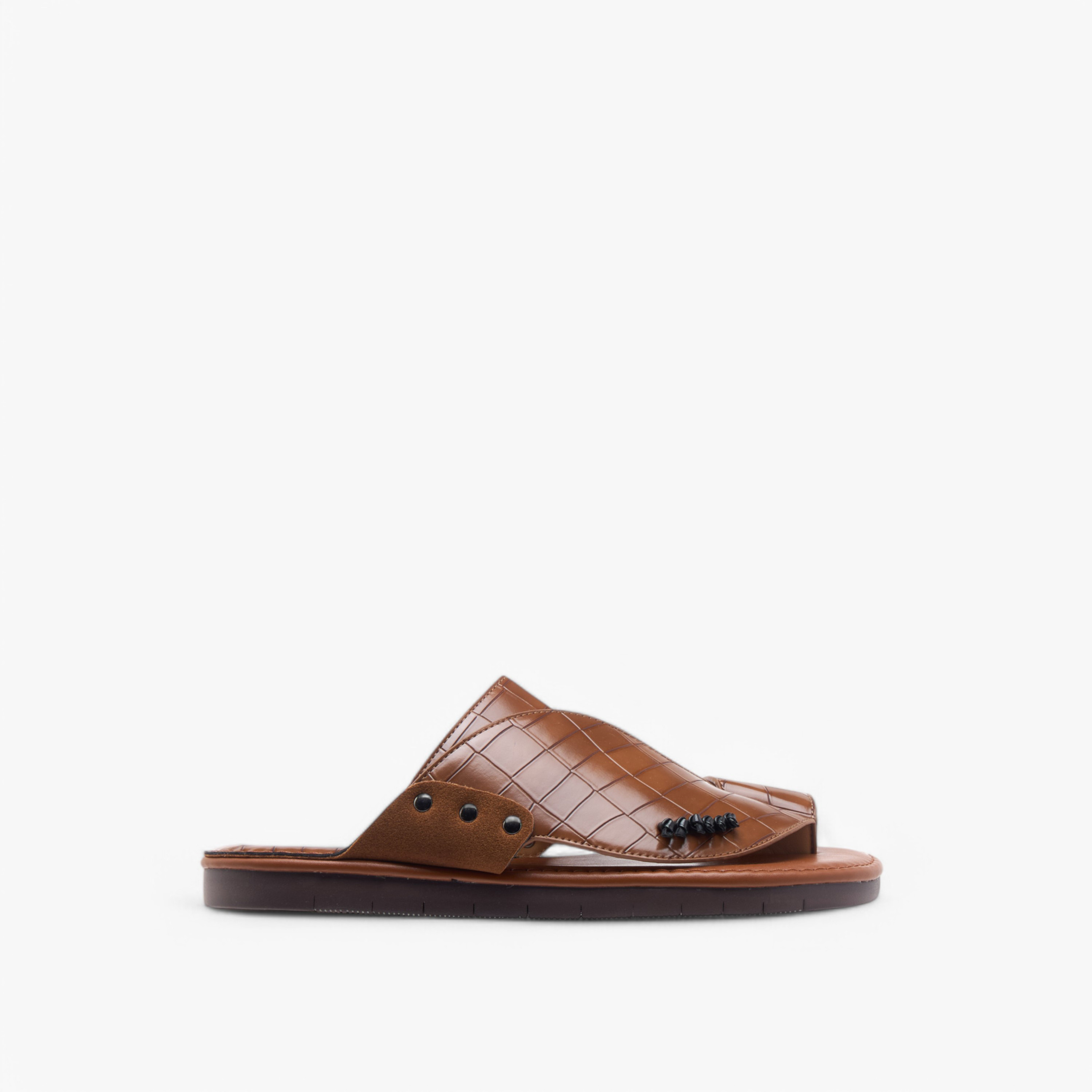 Al Waha Textured Slip-On Arabic Sandals-men-shoes-sandals-image-2