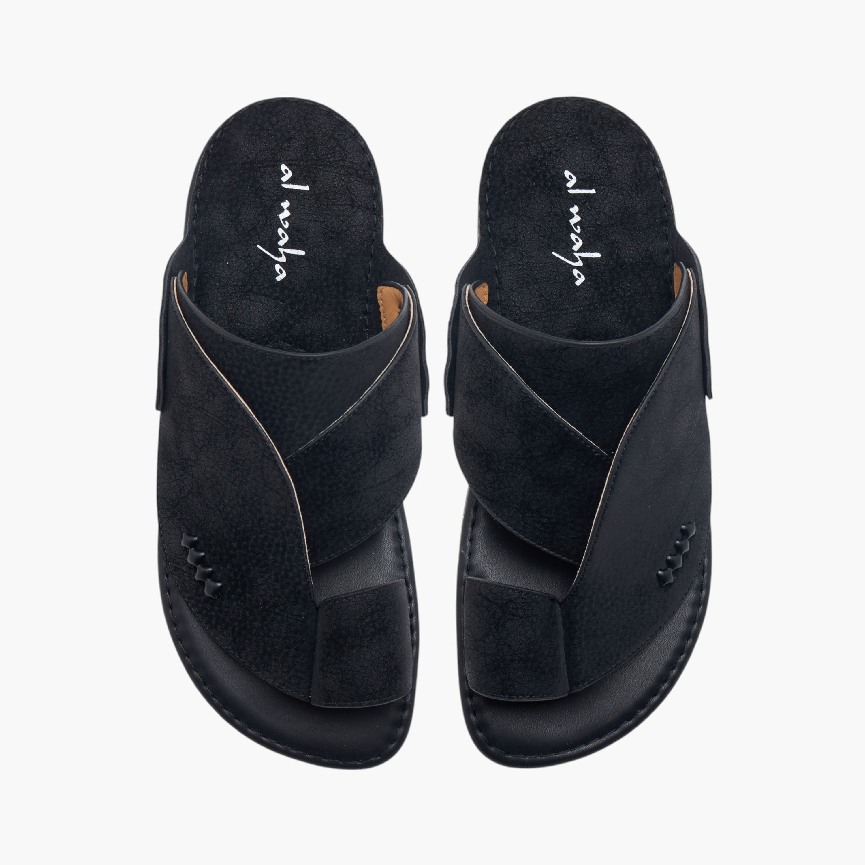 صندل عربي سهل الارتداء بارز الملمس من الواحة-men-shoes-sandals-image-1