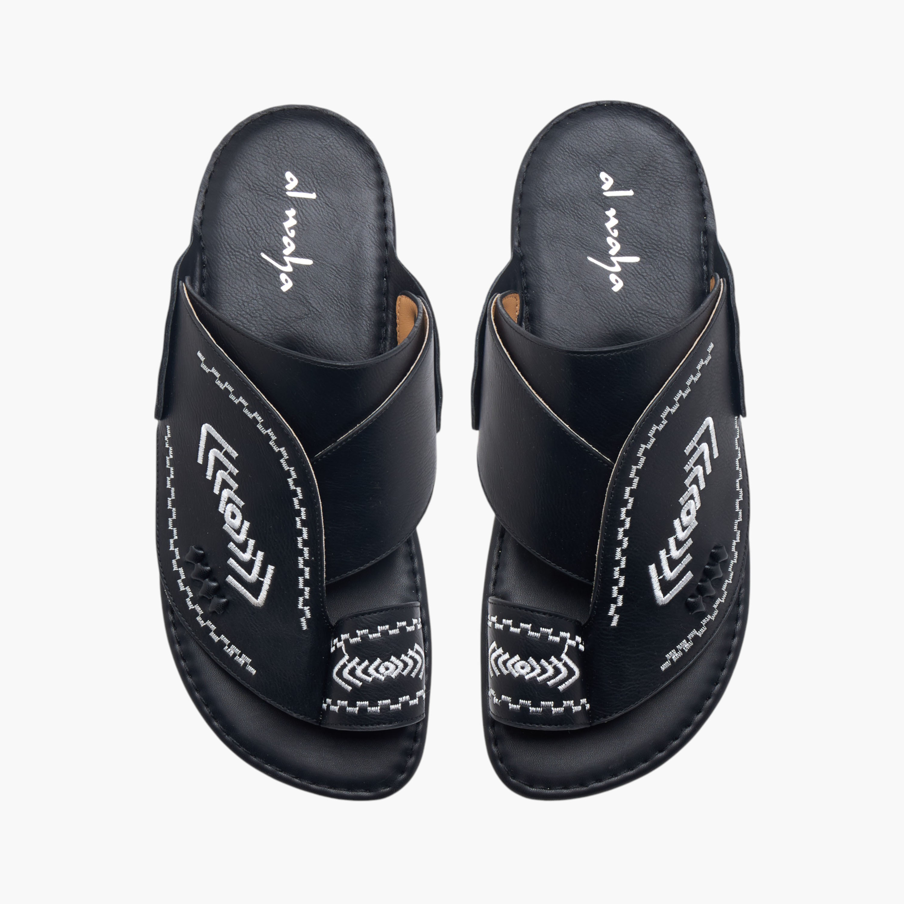 صندل عربي سهل الارتداء بارز الملمس من الواحة-men-shoes-sandals-image-1