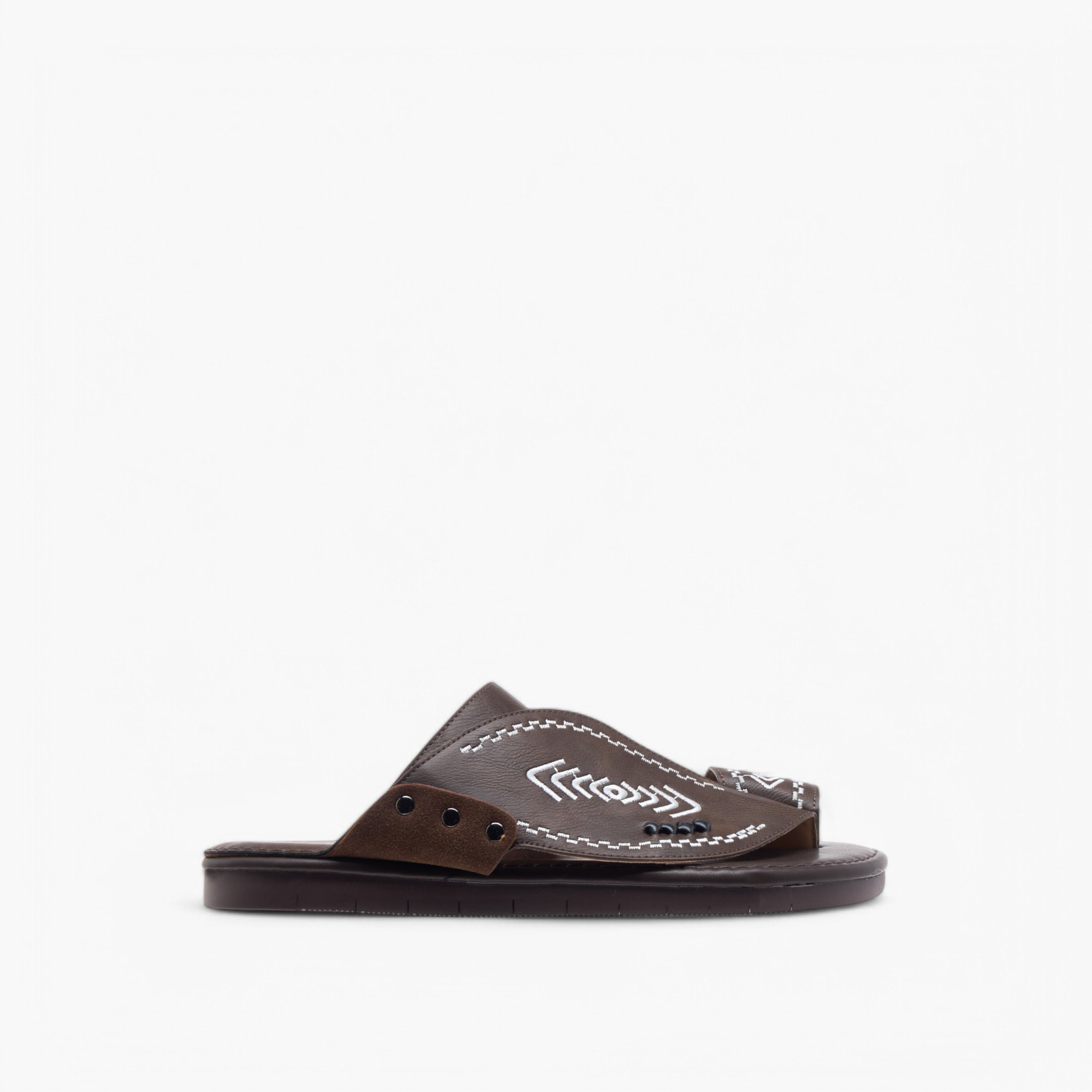 Al Waha Textured Slip-On Arabic Sandals-men-shoes-sandals-image-2