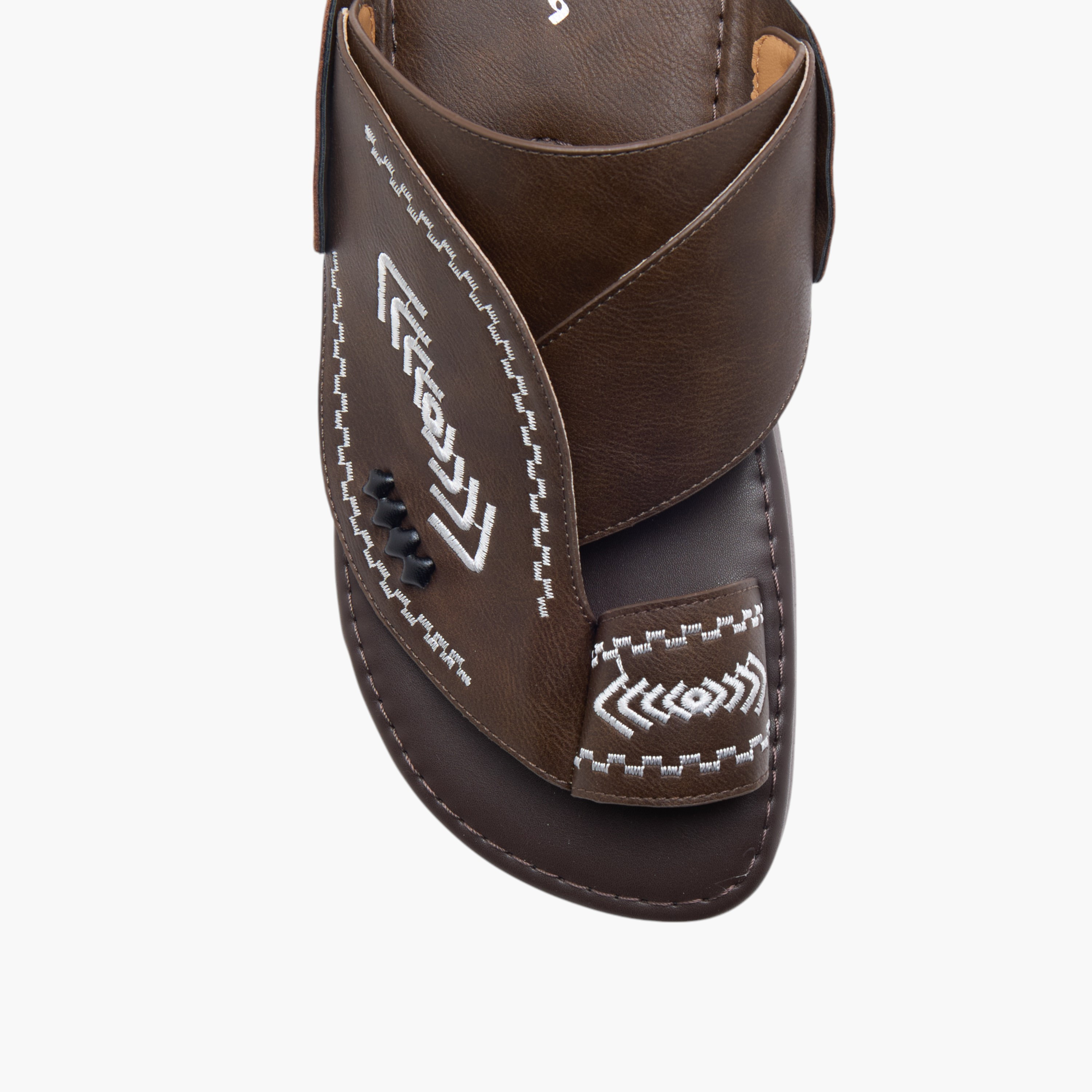 Al Waha Textured Slip-On Arabic Sandals-men-shoes-sandals-image-3