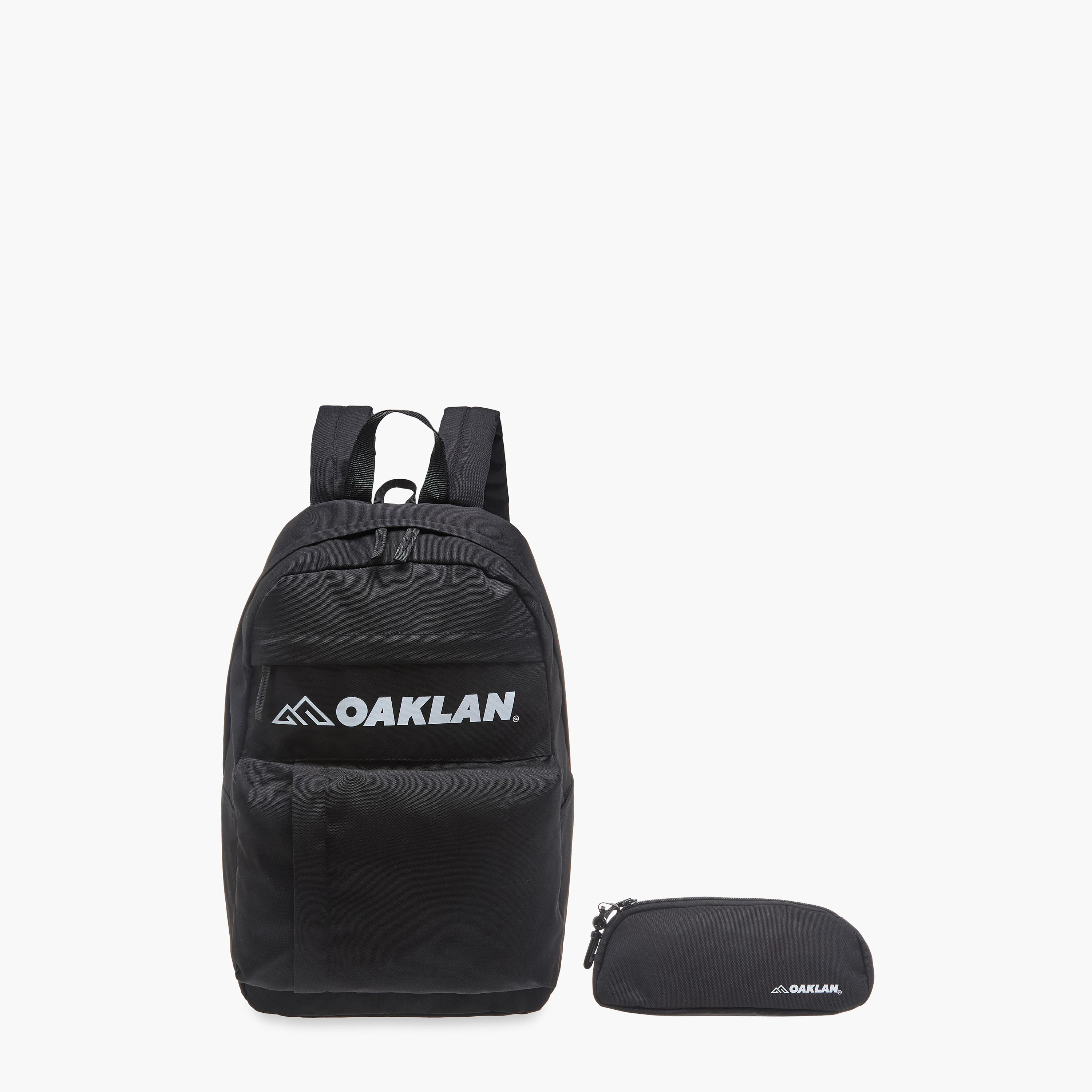 Oaklan by Shoexpress Logo Print School Backpack with Pencil Pouch - 12x32x45 cm-school-bagsandbackpacks-backpacks-image-1