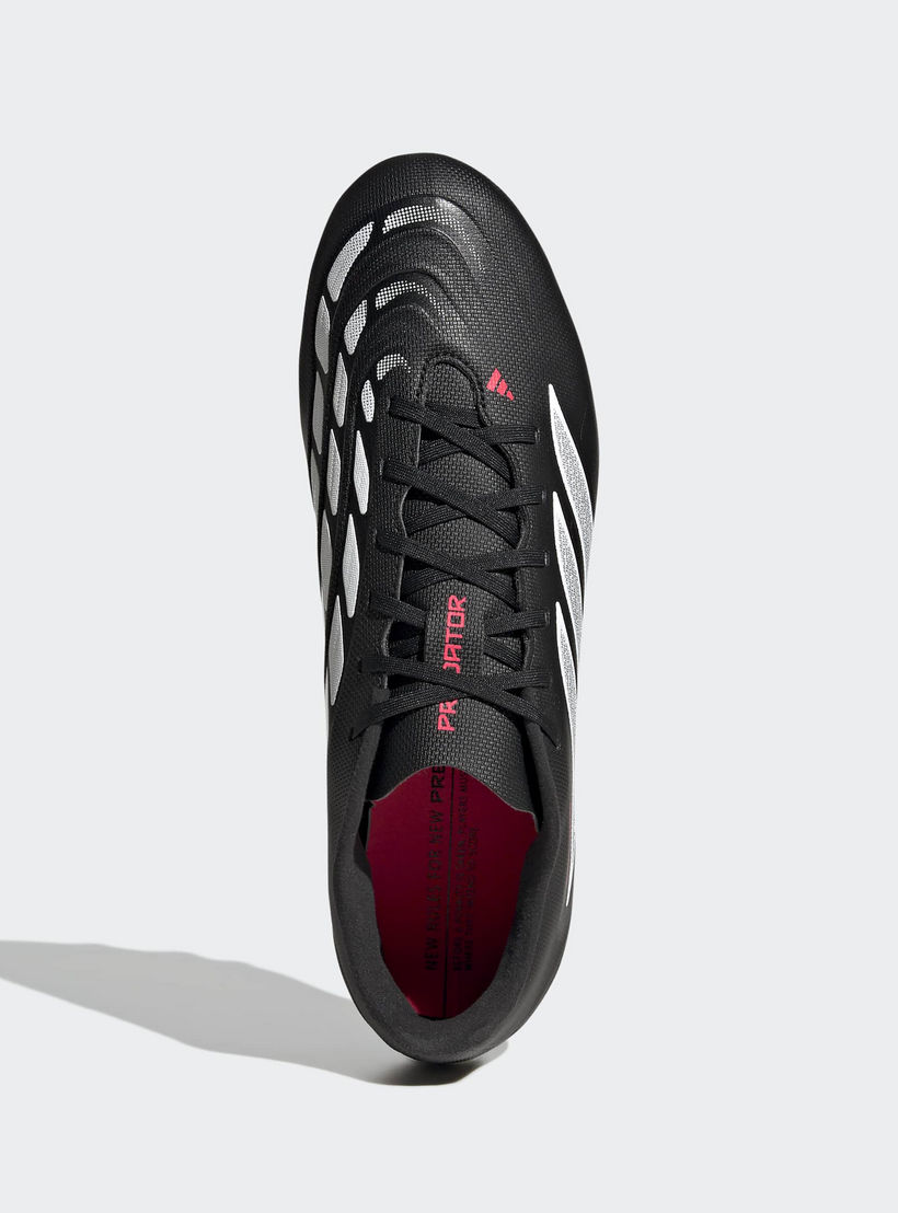 حذاء كرة قدم بريداتور كلوب لأرضيات صلبة ومتعددة برباط إغلاق للرجال من أديداس-sports-gear-football-shoes-firmground-image-3