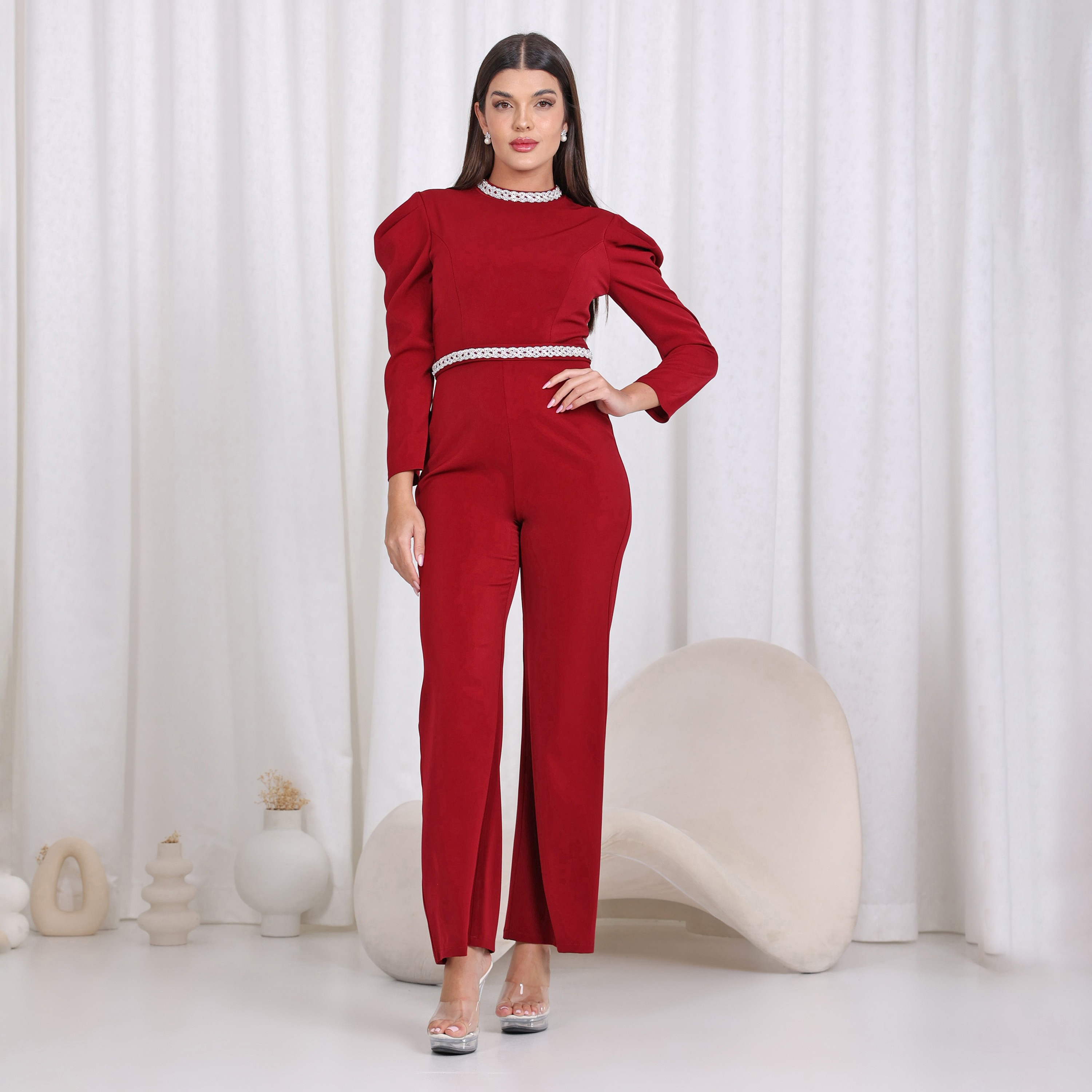 جمبسوت نسائي من أكاديا مزين بالرقبة من الكريب للسهرات-women-clothing-jumpsuits-image-12