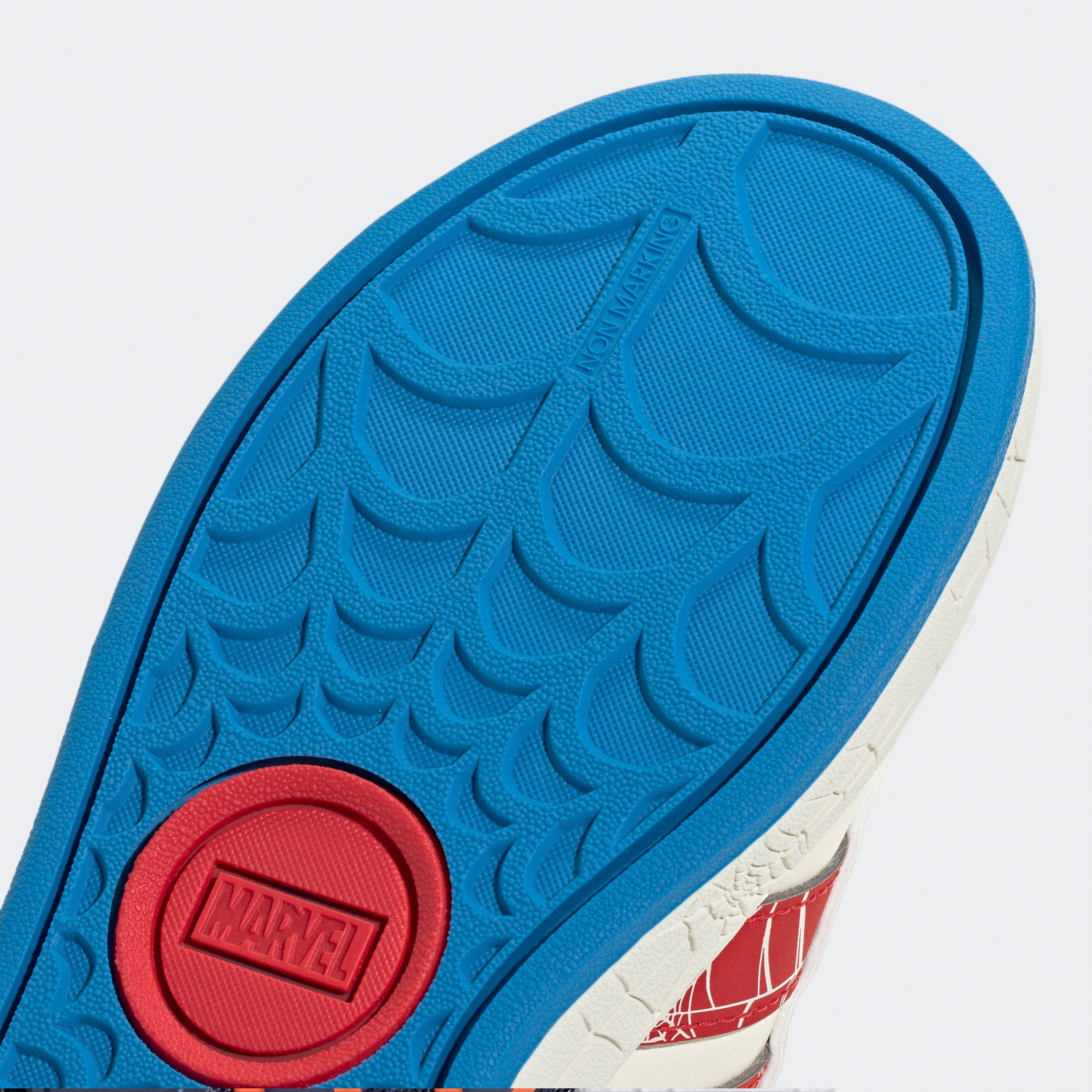 adidas Boys Grand Court Spider Man Hook & Loop Sneakers Lightweight Shoes-sports-boys-shoes-image-8