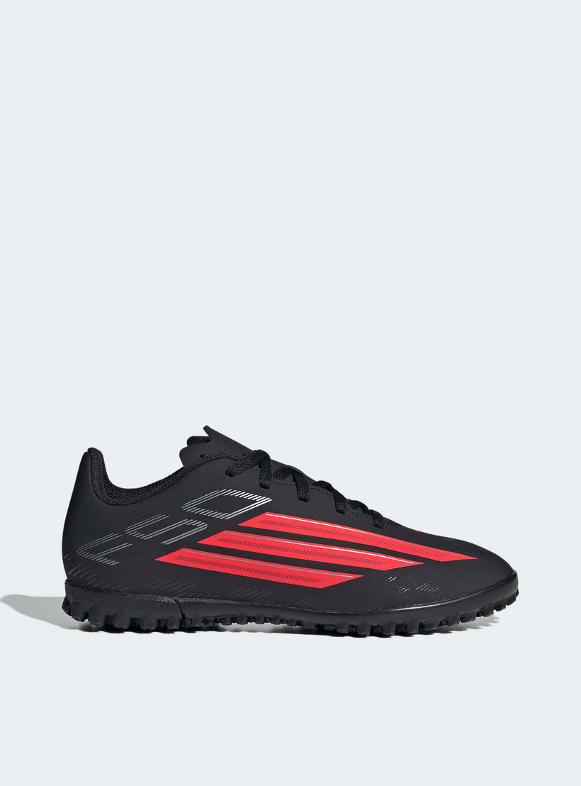 حذاء كرة قدم للعشب الصناعي إف50 كلوب تي إف برباط للأولاد من أديداس-sports-boys-shoes-image-2