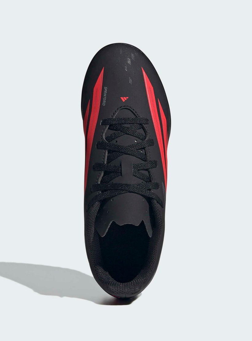 حذاء كرة قدم للعشب الصناعي إف50 كلوب تي إف برباط للأولاد من أديداس-sports-boys-shoes-image-3