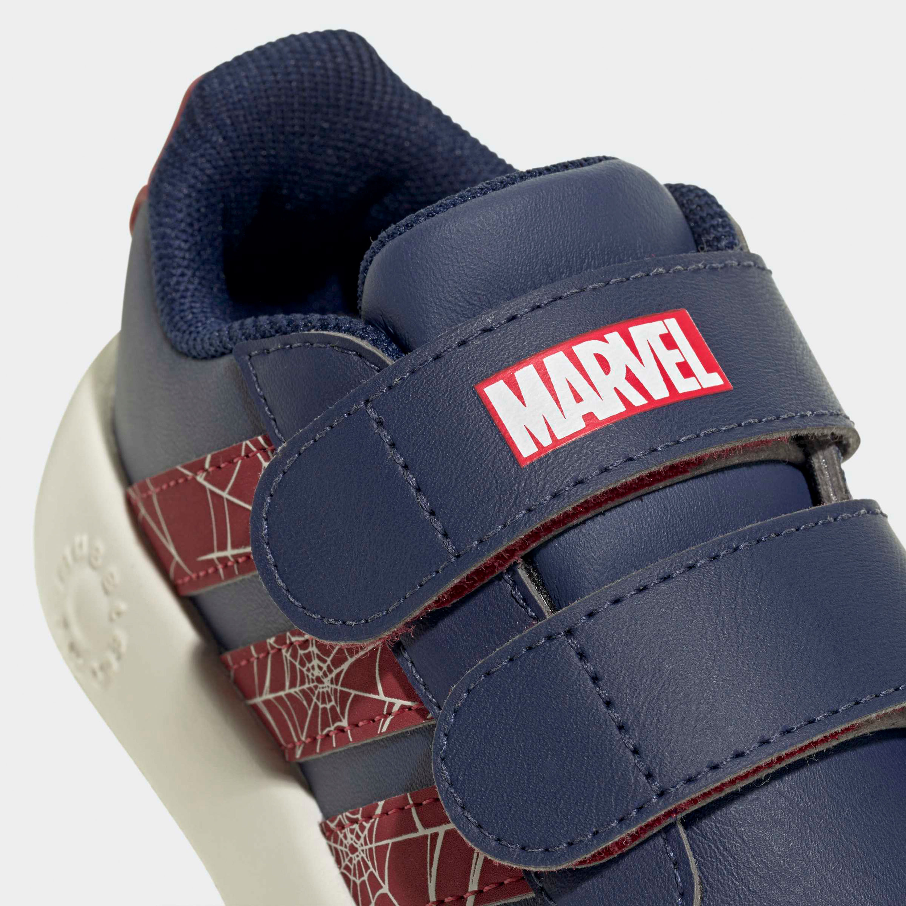 Adidas Grand Court Spider-Man CF Sneakers with Hook & Loop Closure-baby-boys-shoes-closedshoes-image-7