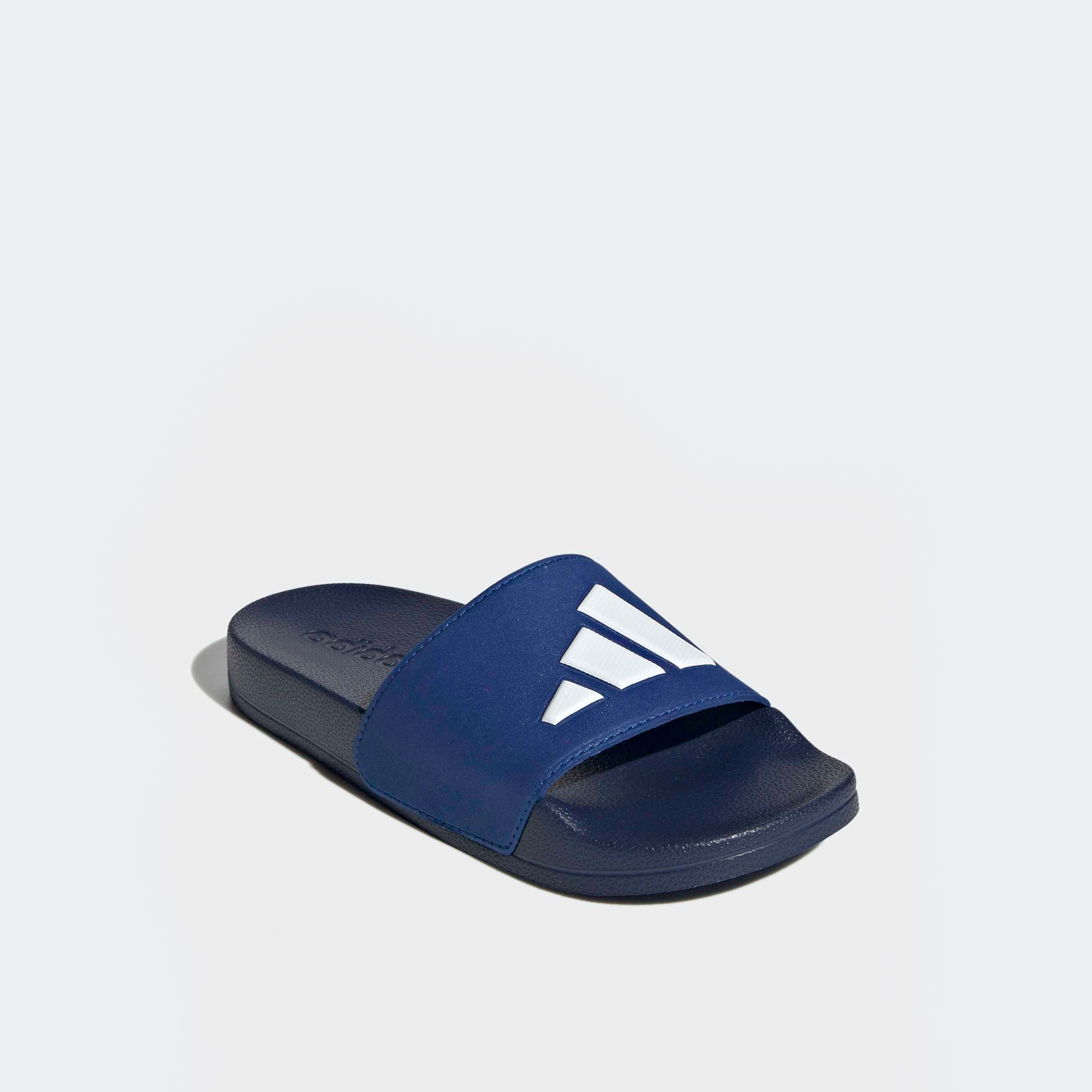 Adidas Boys Adilette Aqua Logo Embossed Slides-boys-shoes-flipflopsandslides-image-1