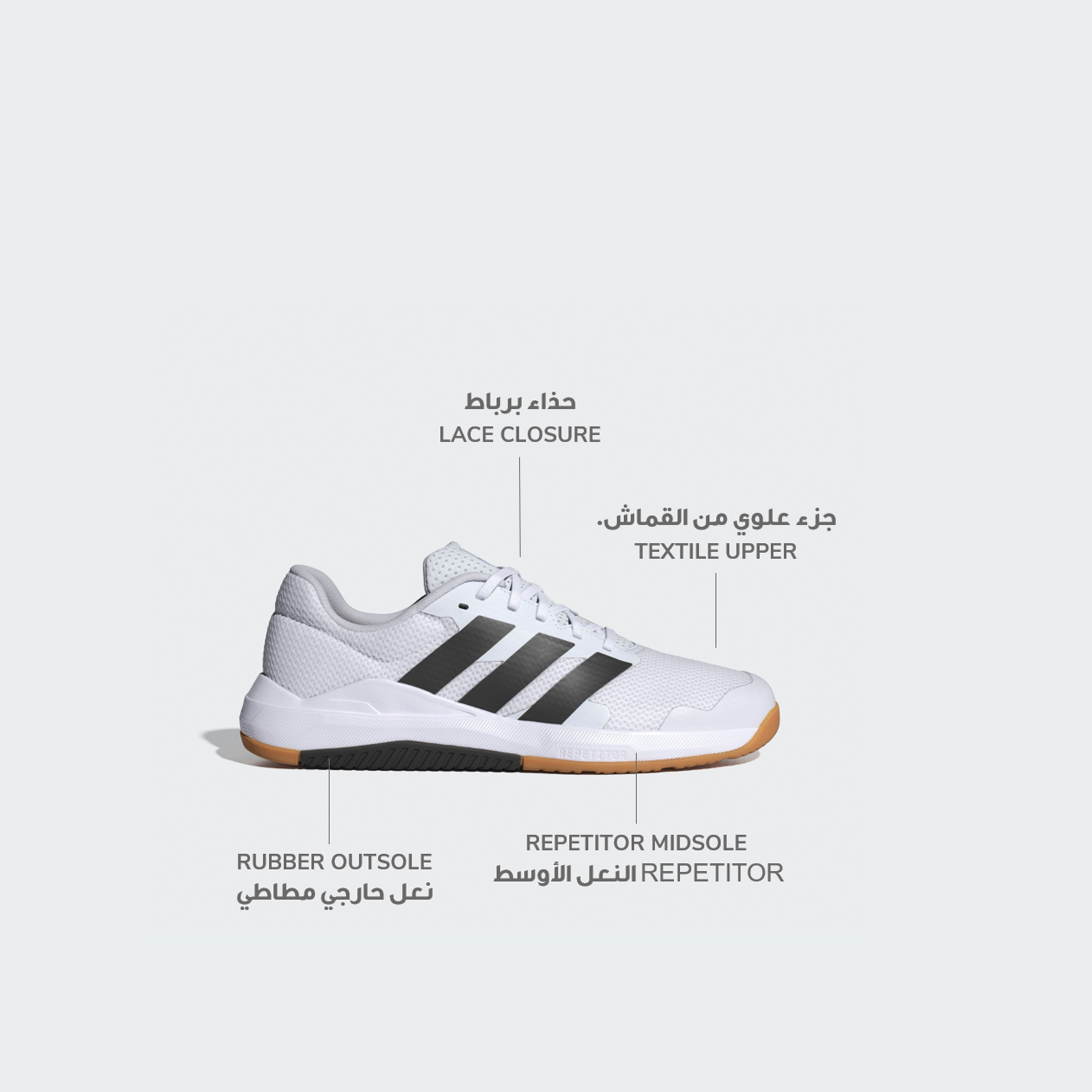 adidas Men's Dropset Base Lace-Up Trainer | OE-sports-men-shoes-image-2