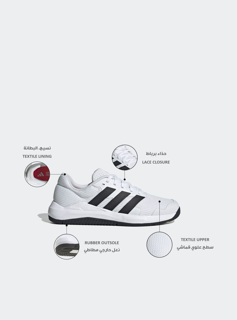 حذاء رياضي بأربطة للنساء من أديداس - دروب ست بيز-sports-women-shoes-image-2