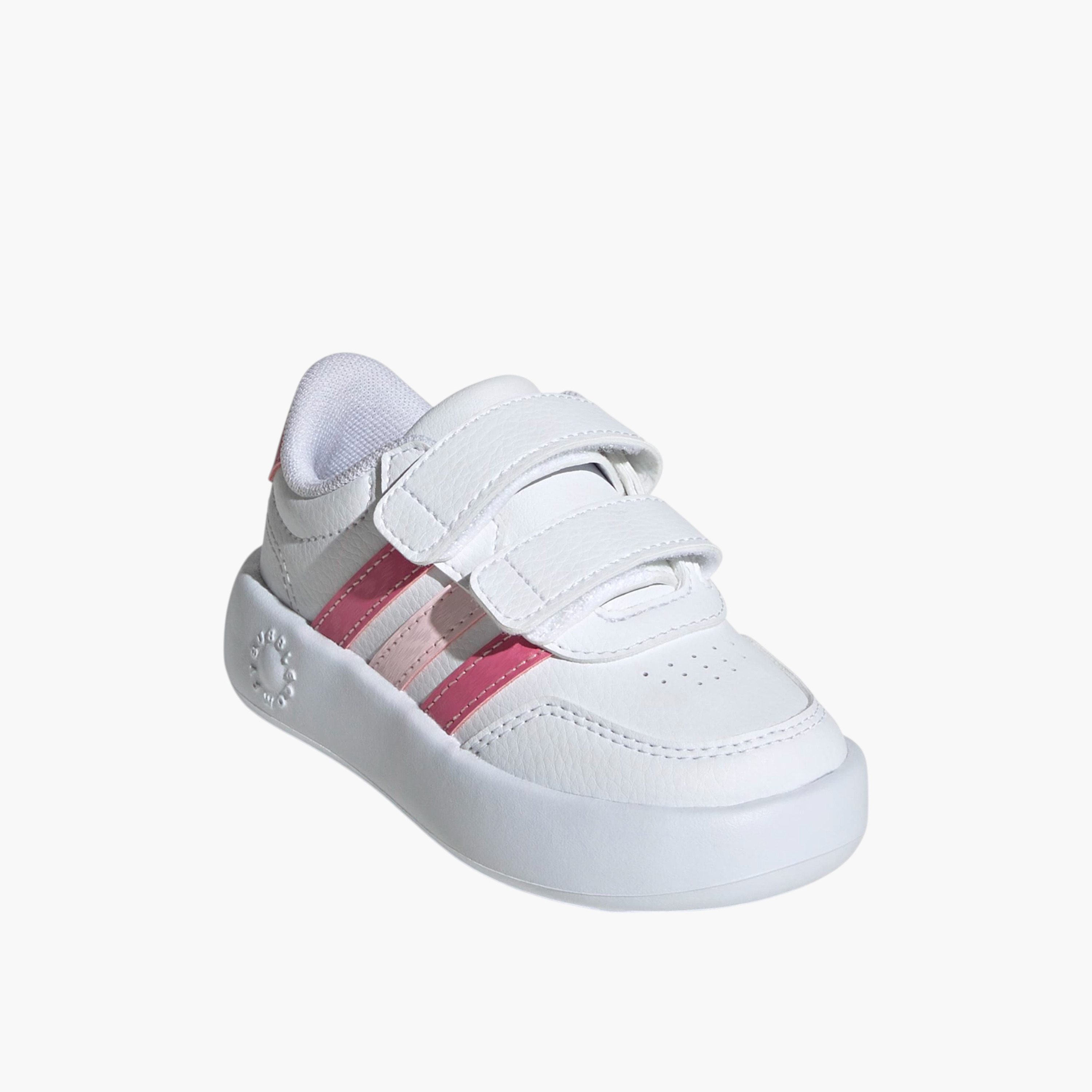 adidas Girls' BREAKNET 3.0 CF I Sneakers with Hook and Loop Closure - JS3676-girls-shoes-sneakers-image-1