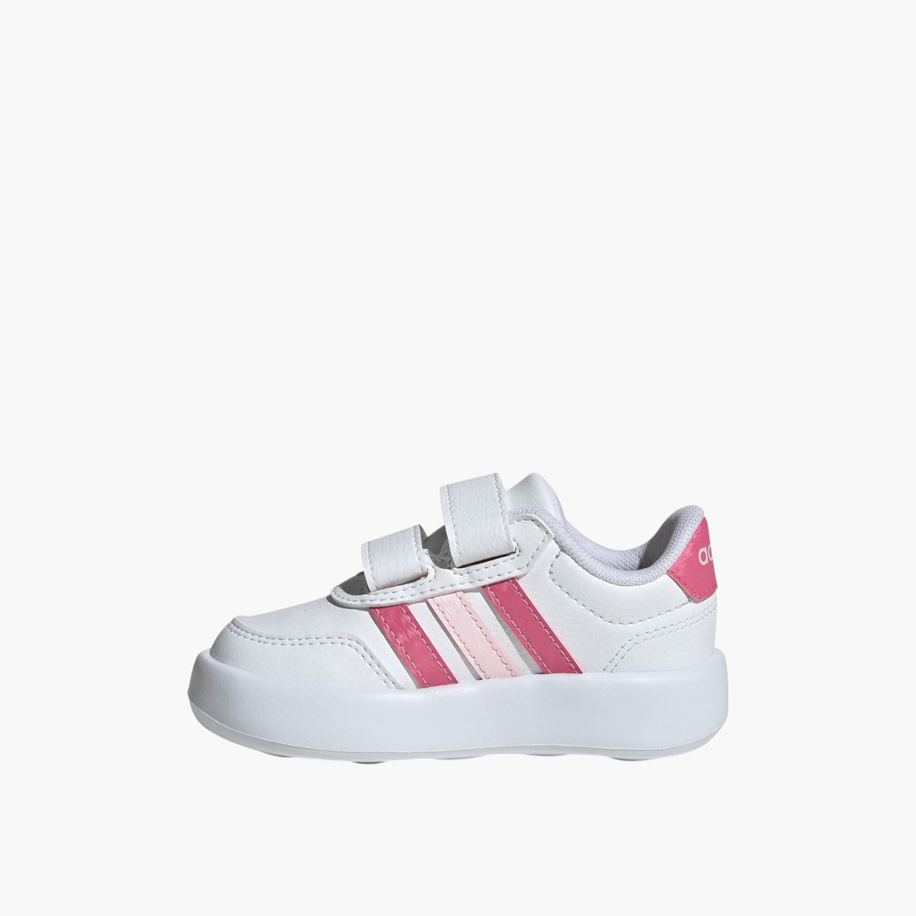 adidas Girls' BREAKNET 3.0 CF I Sneakers with Hook and Loop Closure - JS3676-girls-shoes-sneakers-image-4