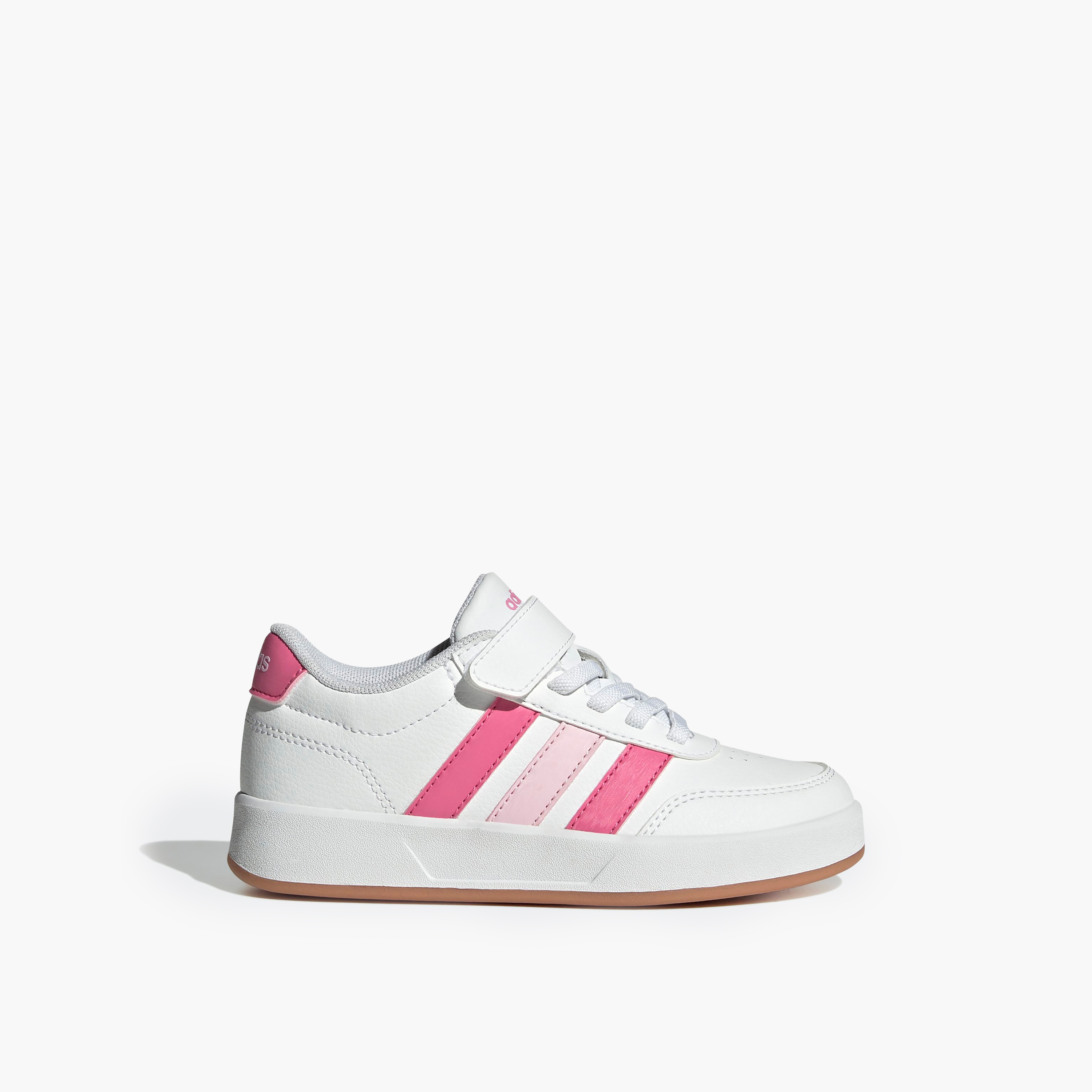 حذاء سنيكرز بشريط إغلاق لاصق للبنات 3.0 EL C من أديداس-girls-shoes-sneakers-image-2