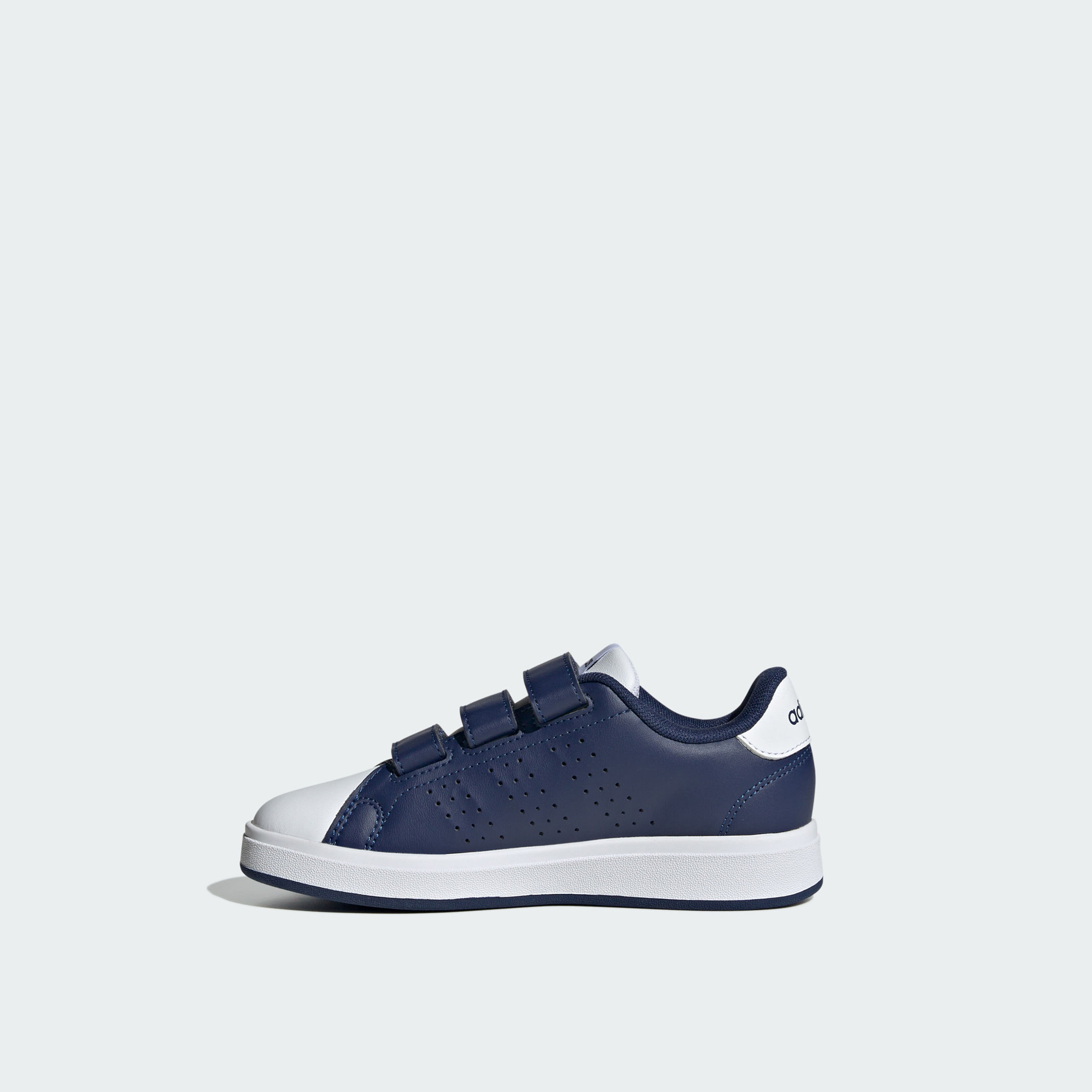 adidas Boys Advantage Base 2.0 Hook & Loop Sneakers JS3820 | OE-boys-shoes-sneakers-image-3