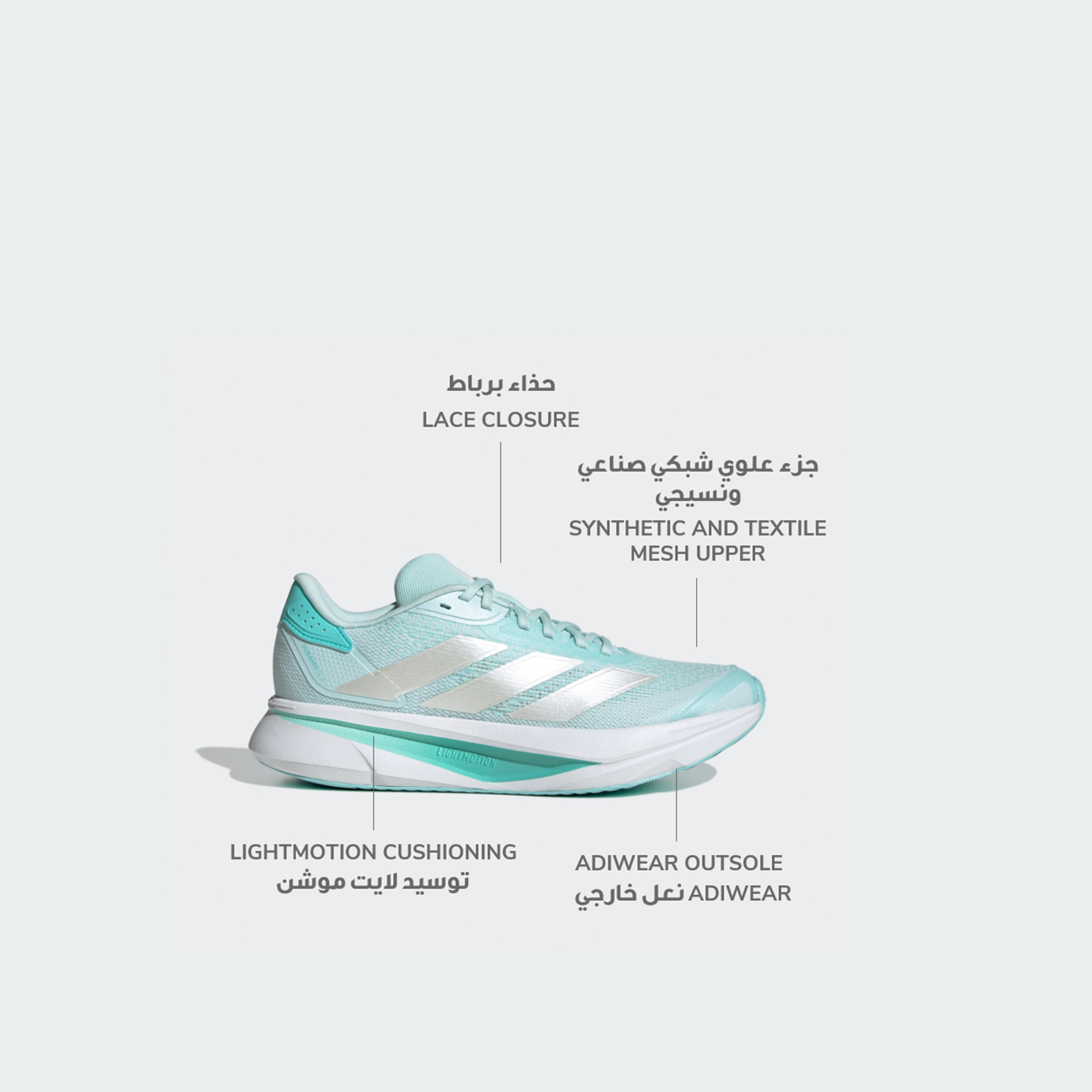 adidas Women's Lace-Up Duramo SL2 Running Shoes | OE-sports-women-shoes-image-2
