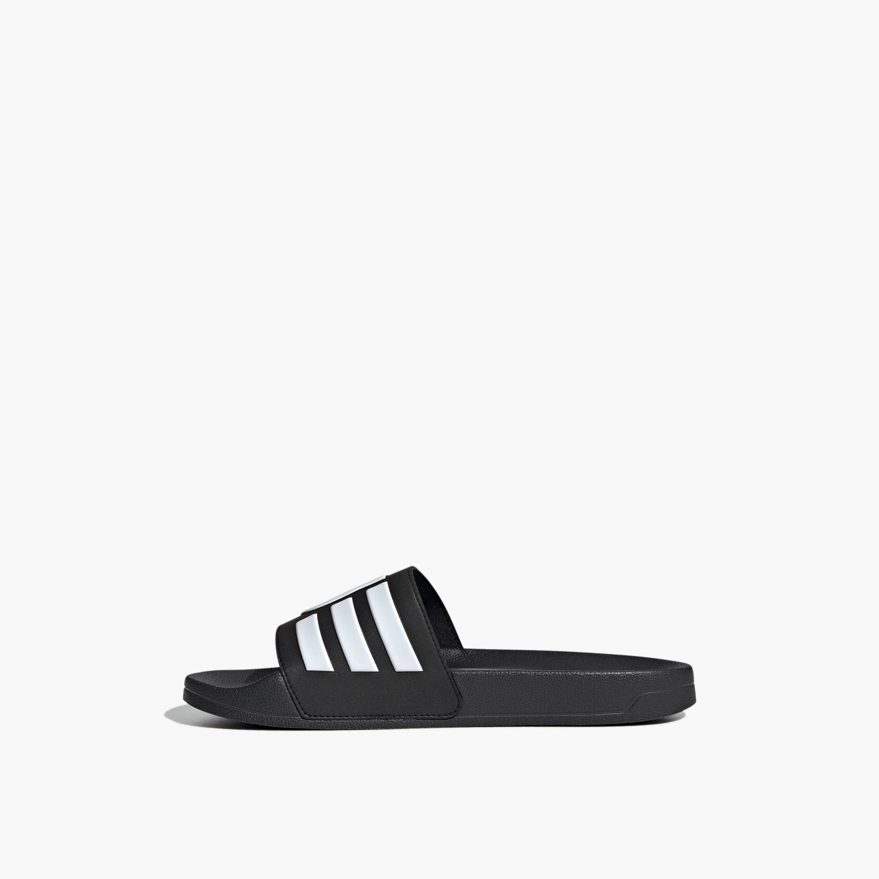 Adidas Men Adilette Shower Juventus Logo Embossed Slides-sports-men-shoes-image-3